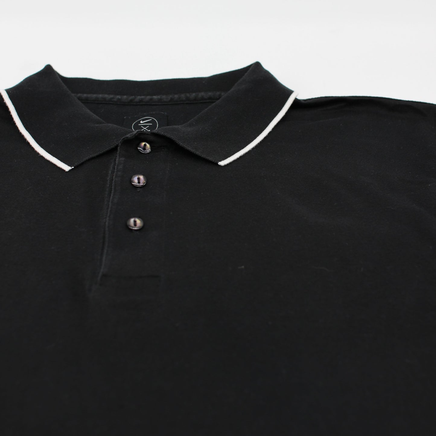 Nike Black/White Polo-Shirt (M)