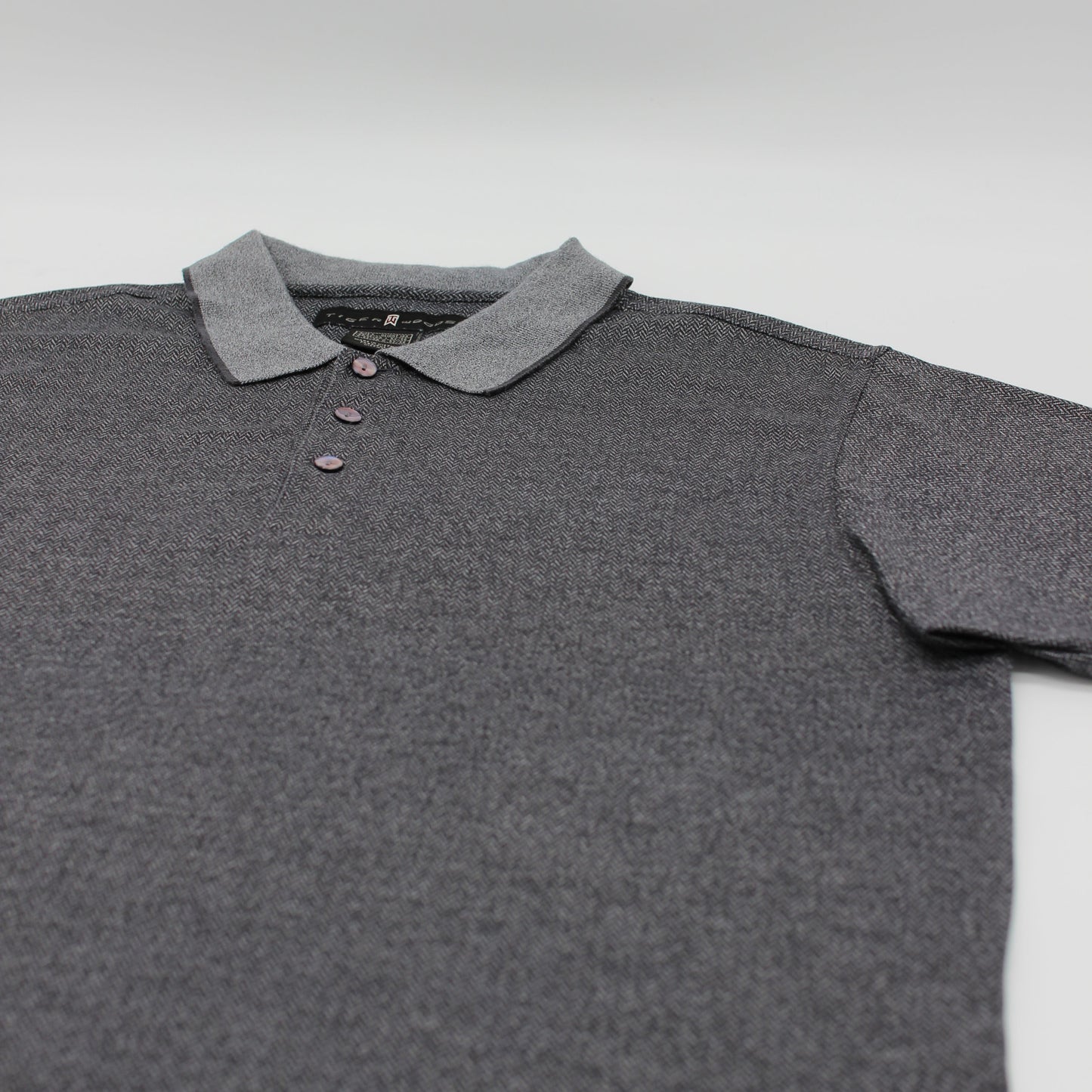 Nike Tiger Woods Grey Patterned Polo-Shirt (L)