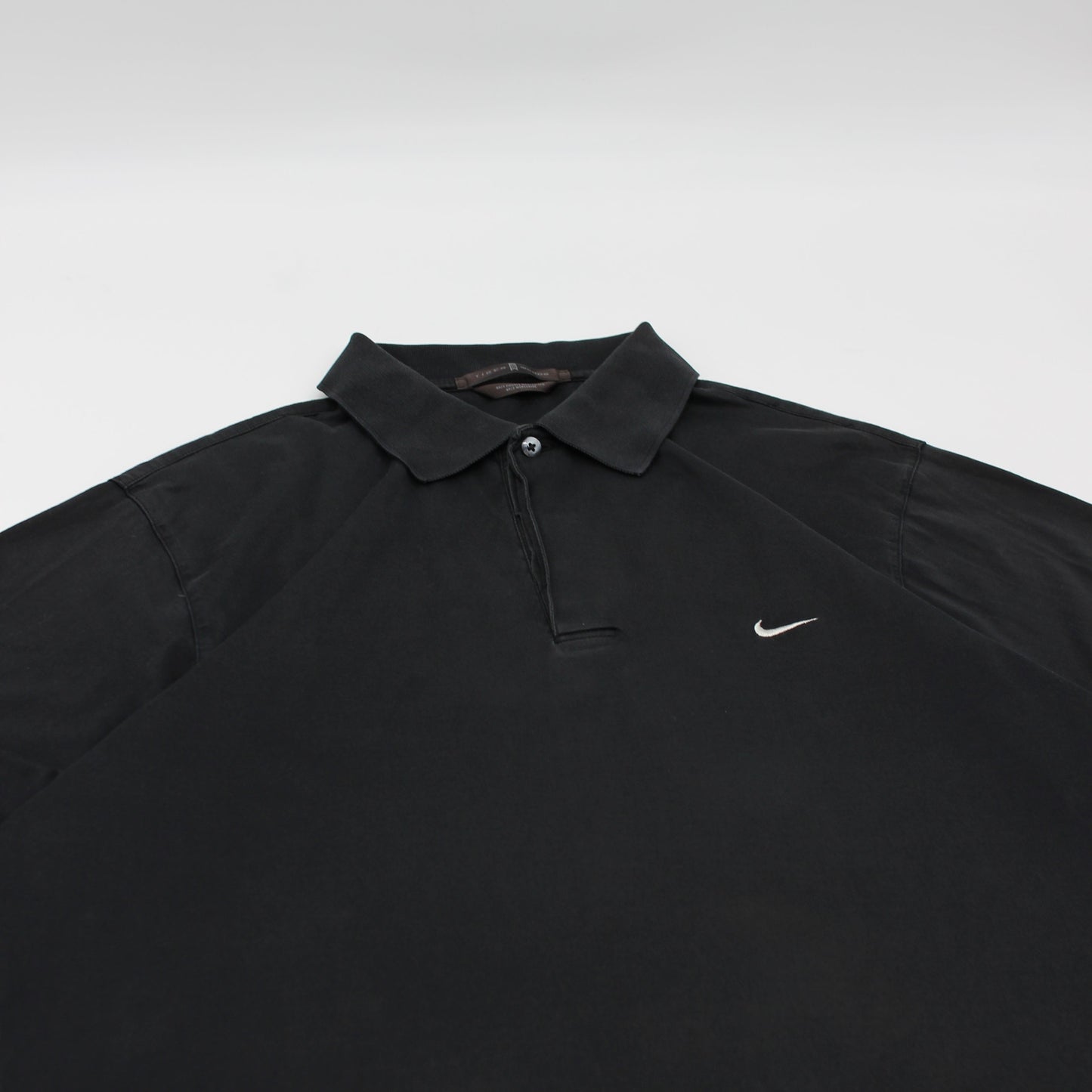 Nike Tiger Woods Black Long Sleeve Polo-Shirt (L)