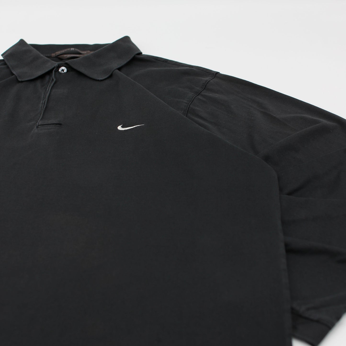 Nike Tiger Woods Black Long Sleeve Polo-Shirt (L)