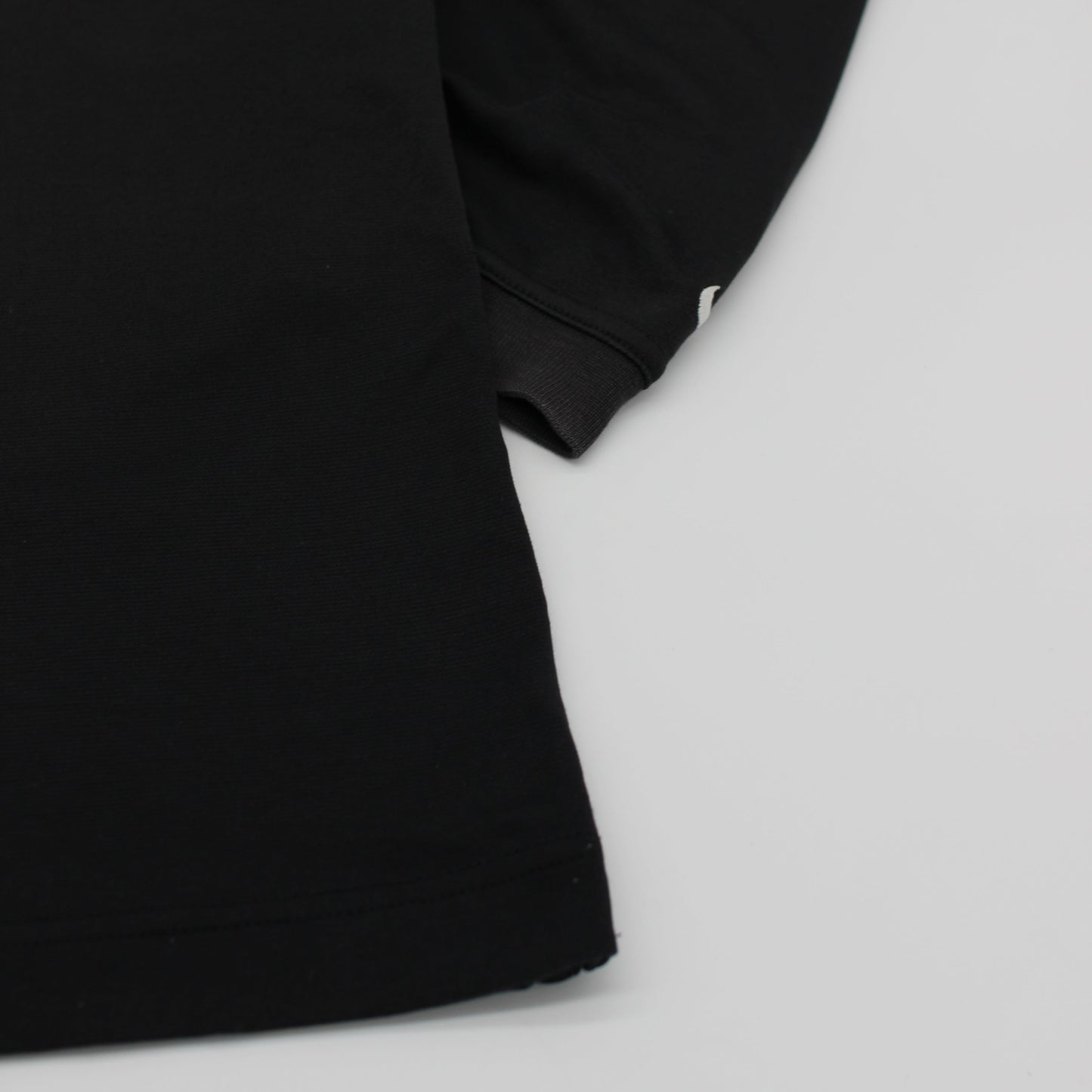 Nike Long Sleeve Black/Grey Polo (S)