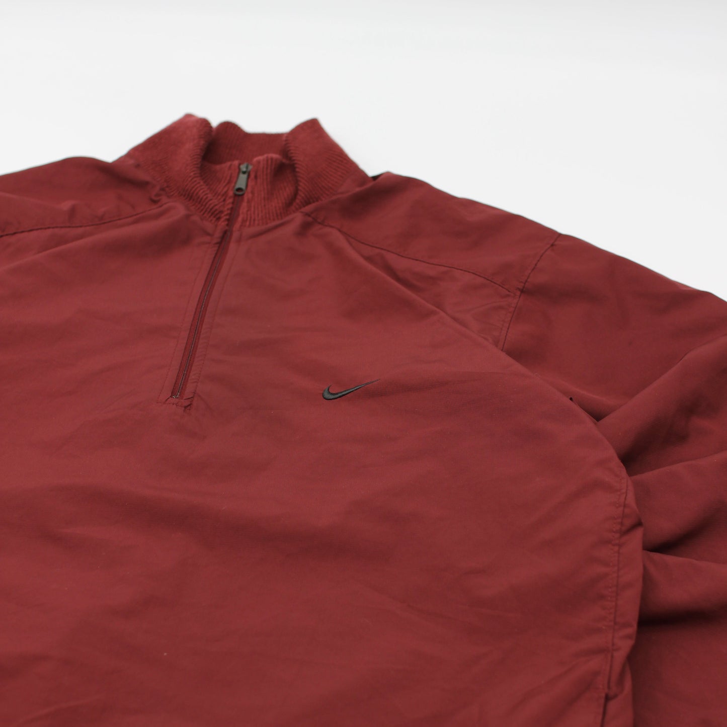 Nike Reversible Red Jumper/Windbreaker Quarter Zip (M)