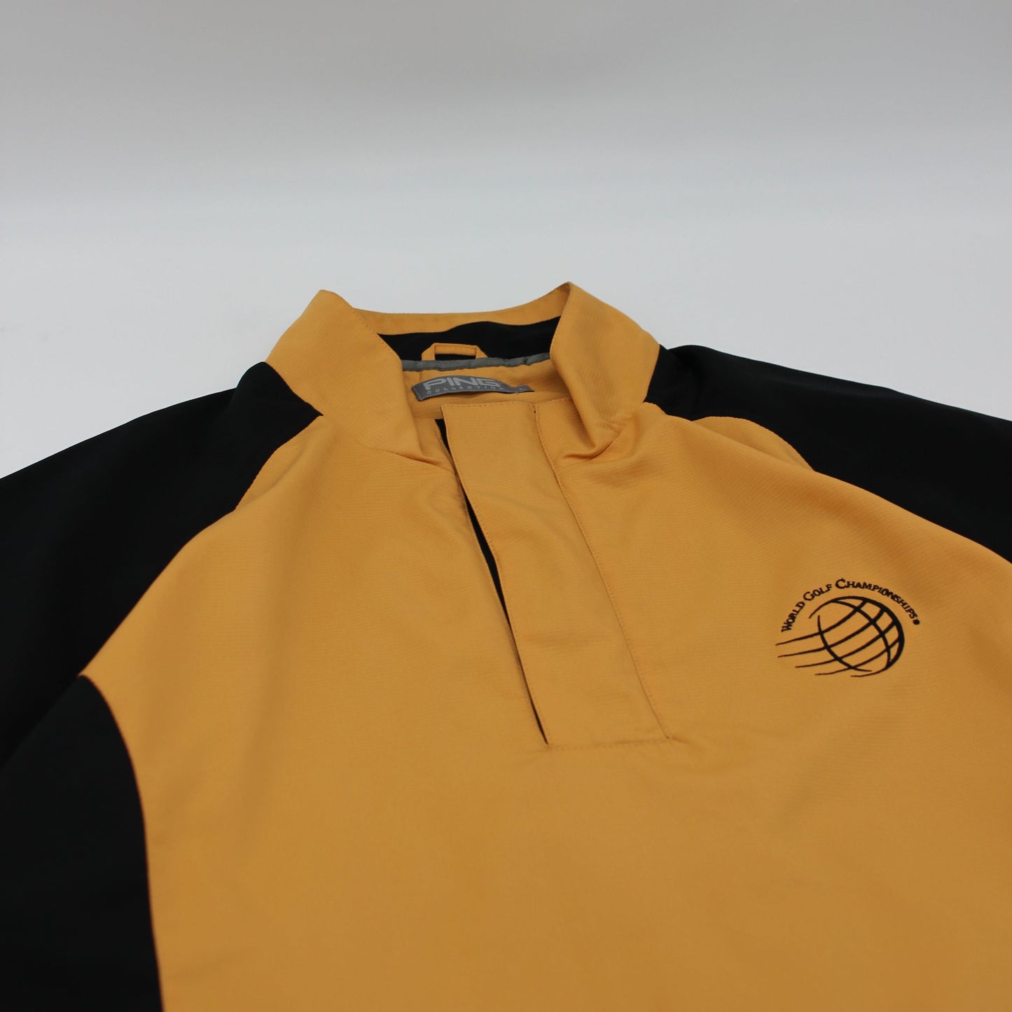 Ping ‘World Golf Championships’ Yellow/Black Quarter Zip Jacket (L)