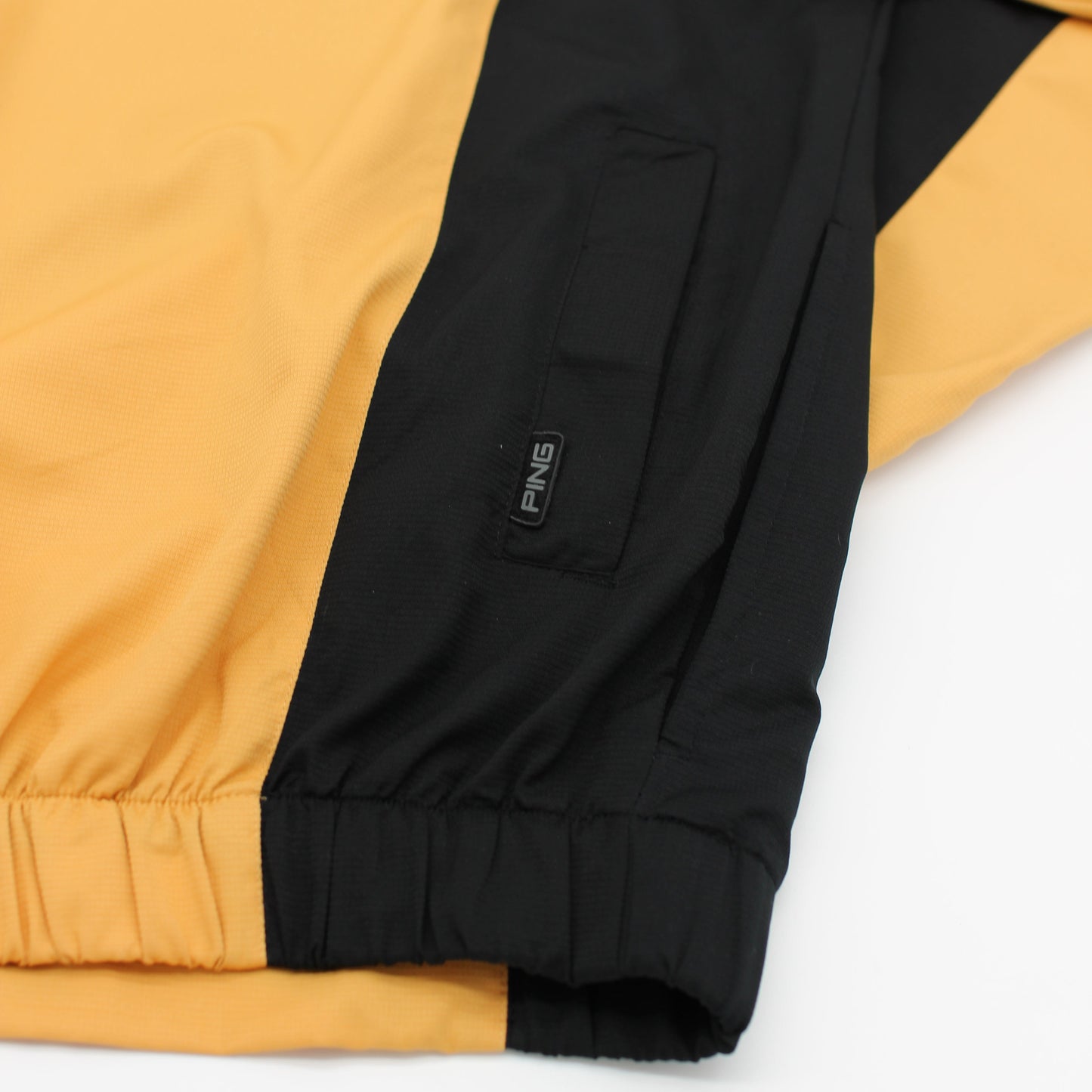 Ping ‘World Golf Championships’ Yellow/Black Quarter Zip Jacket (L)