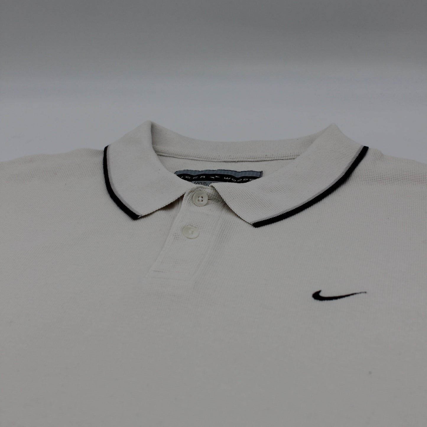 Nike Tiger Woods Yin Yang White Polo-Shirt (XL)