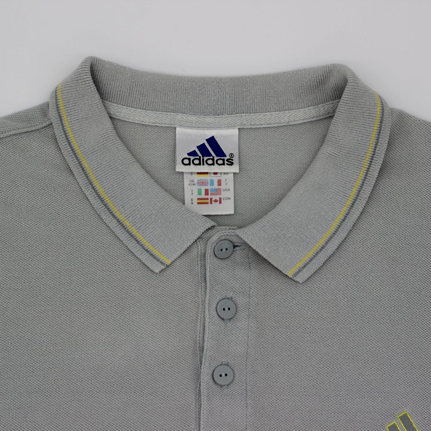 Adidas Grey Polo-Shirt (L)