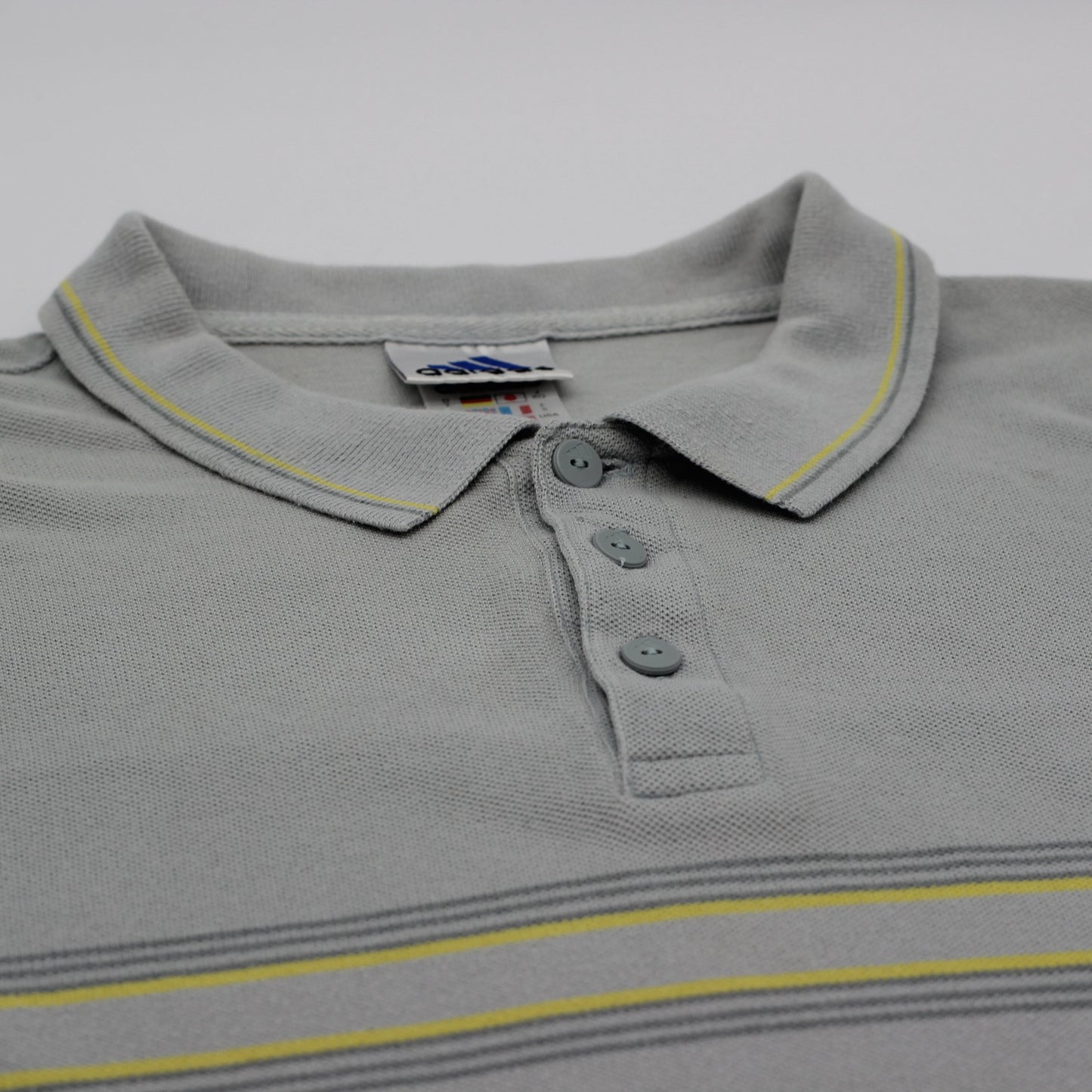 Adidas Grey Polo-Shirt (L)
