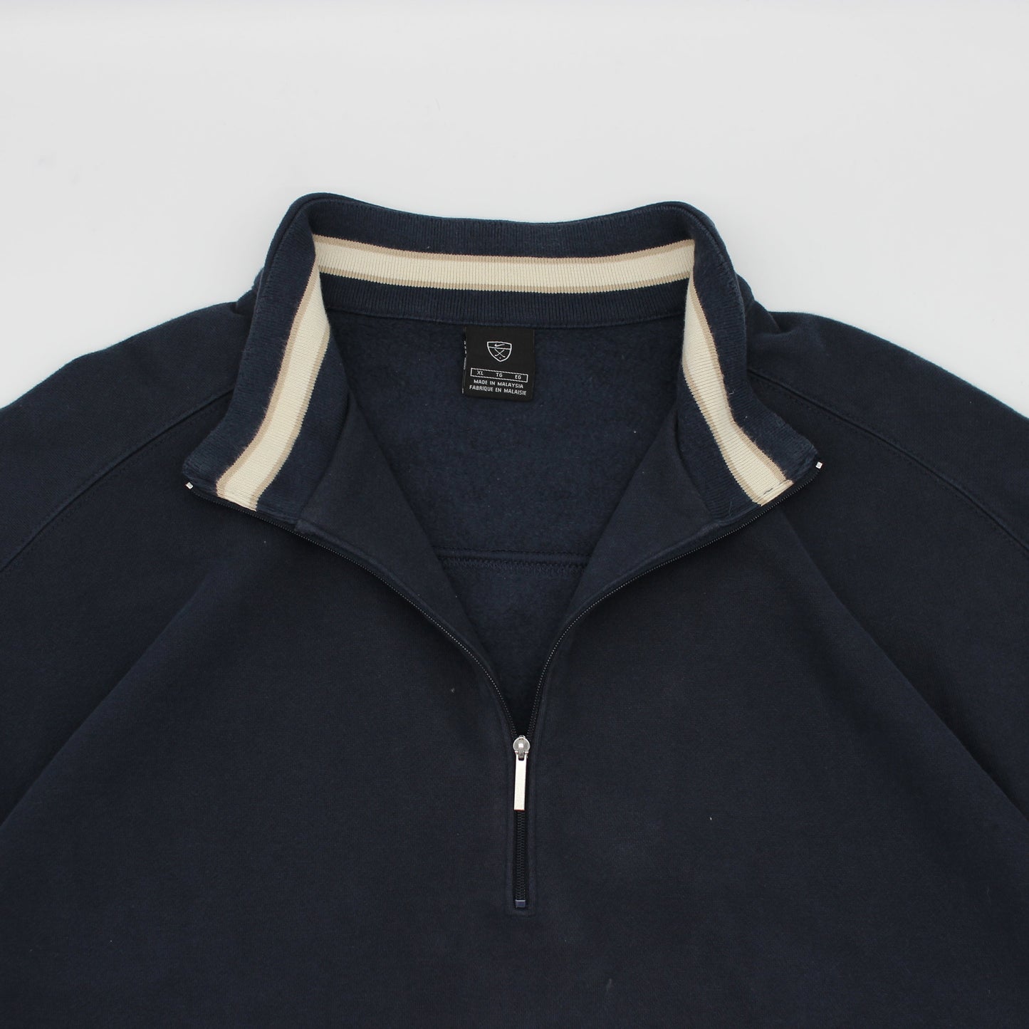 Nike Navy Quarter Zip Jumper (XL)