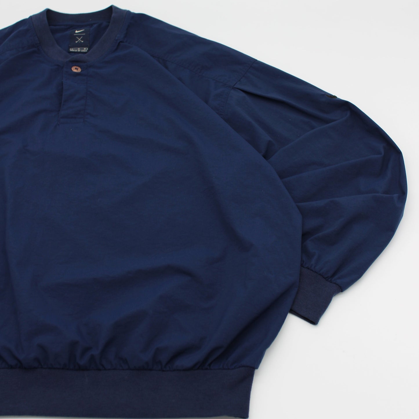 Nike Navy Buttoned Windbreaker (L)