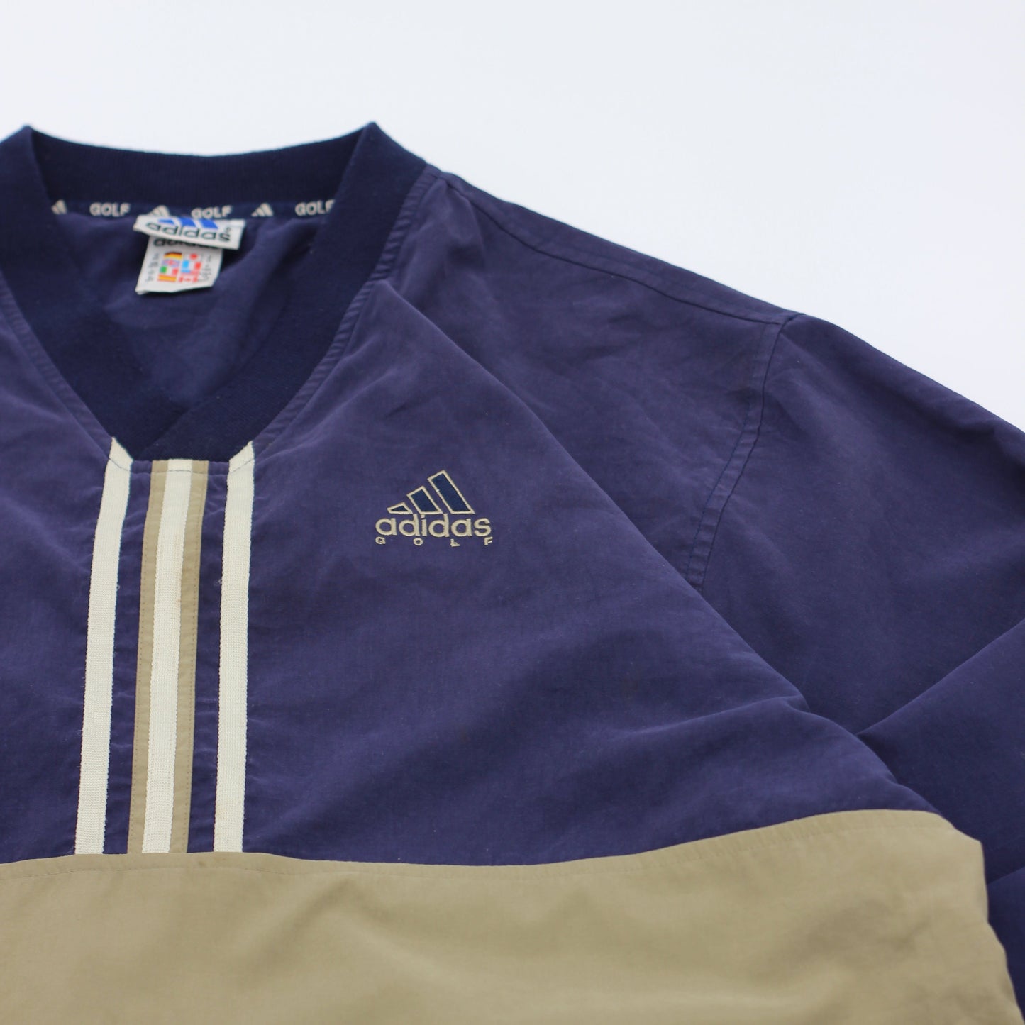 Adidas Gold/Navy Windbreaker (M)
