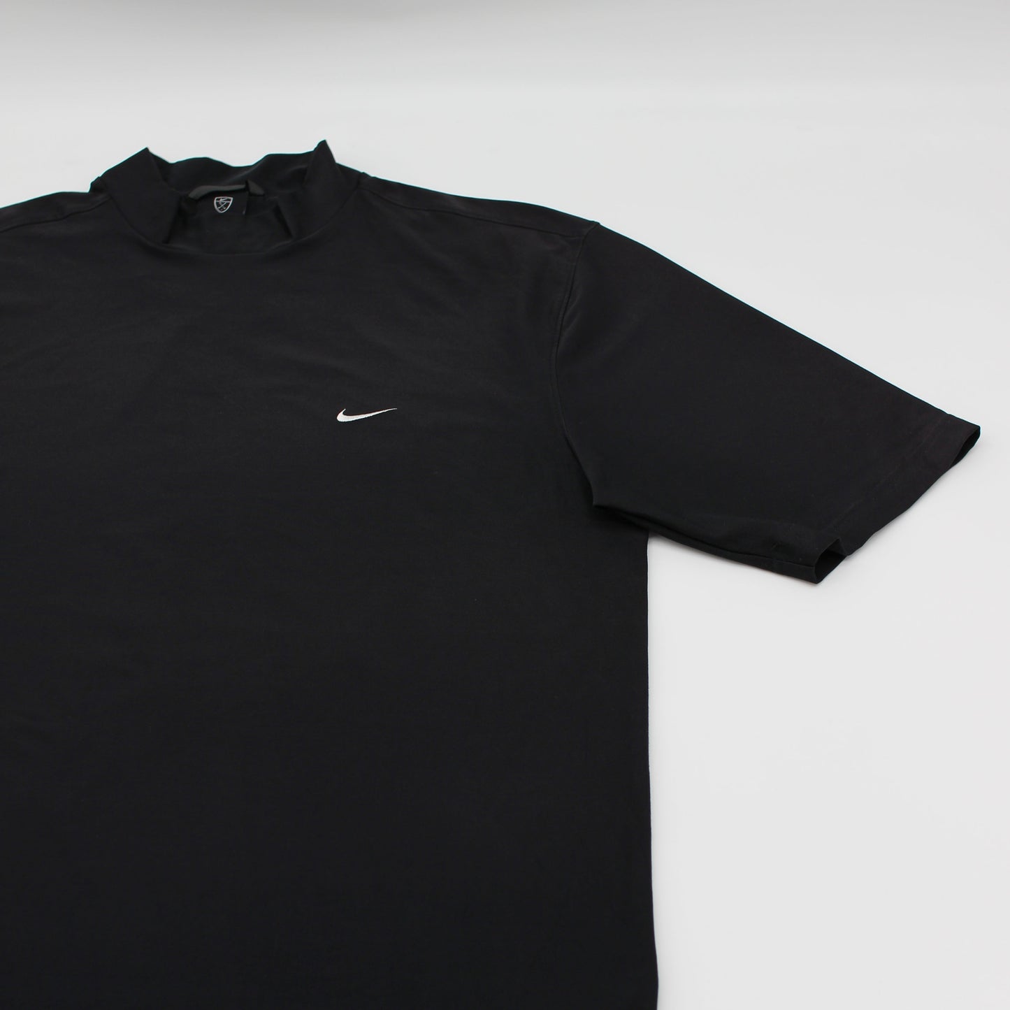 Nike Black Mock Neck Golf Shirt (L)