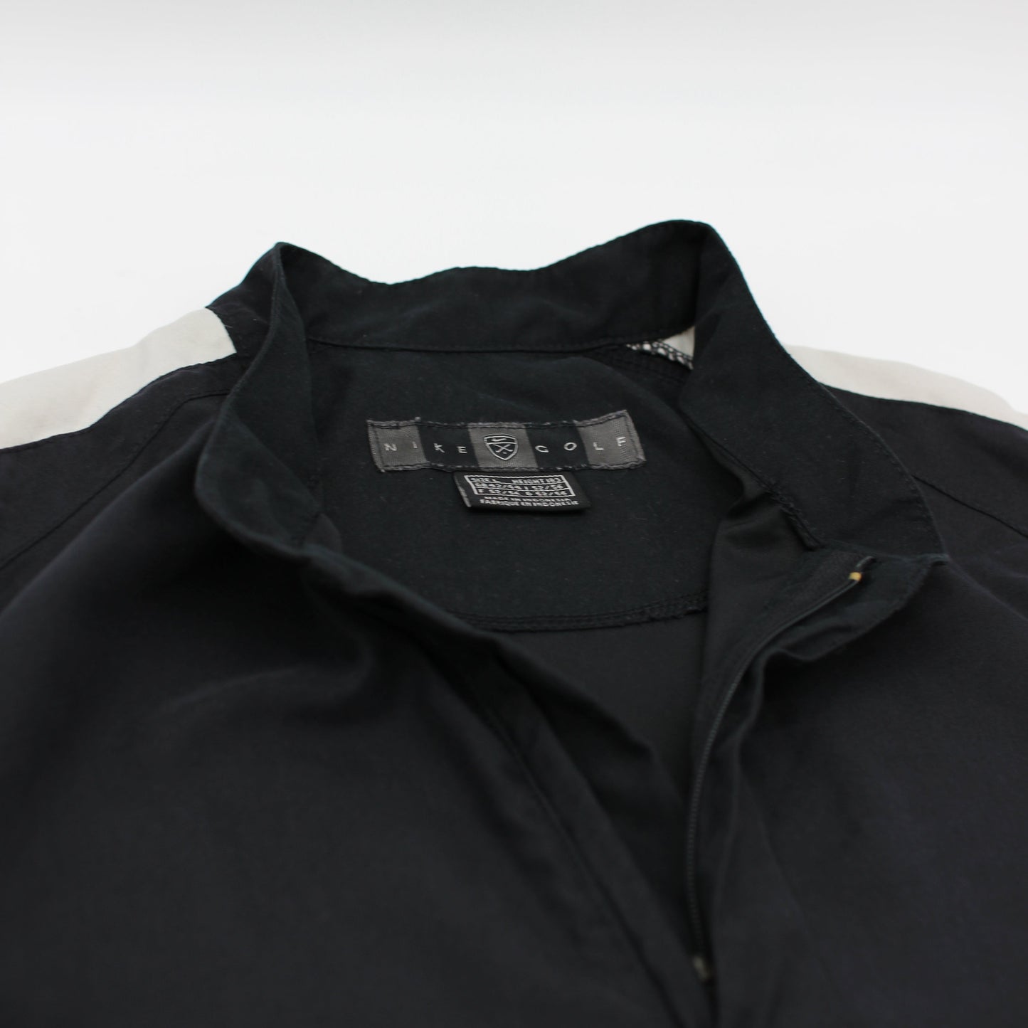 Nike Black/White Quarter Zip Windbreaker (L)