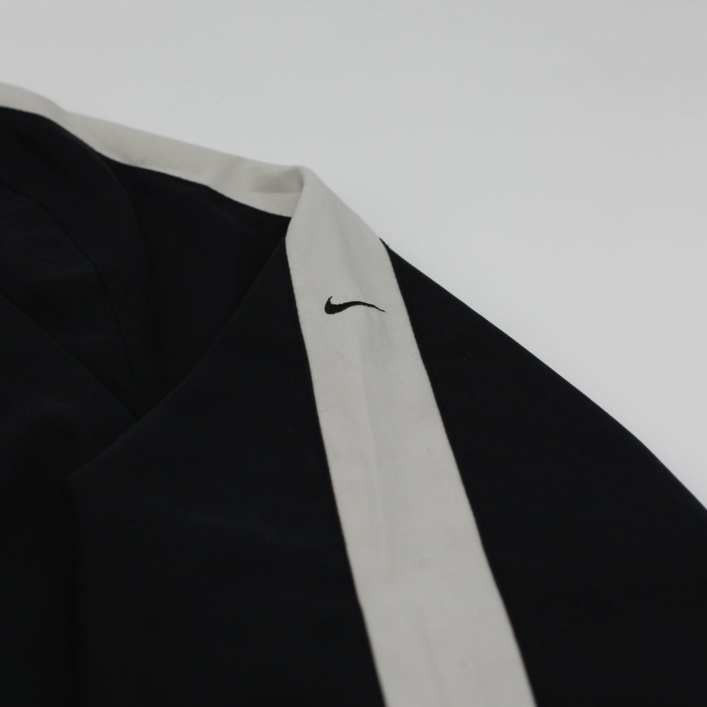 Nike Black/White Quarter Zip Windbreaker (L)