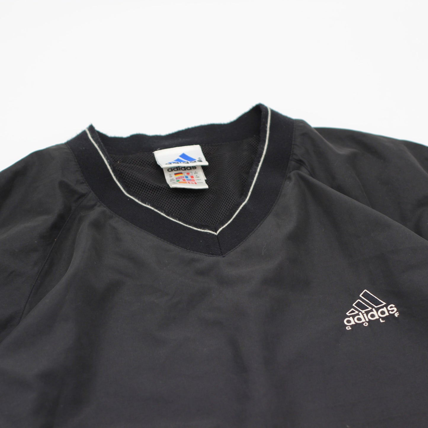 Adidas Black Windbreaker (L)
