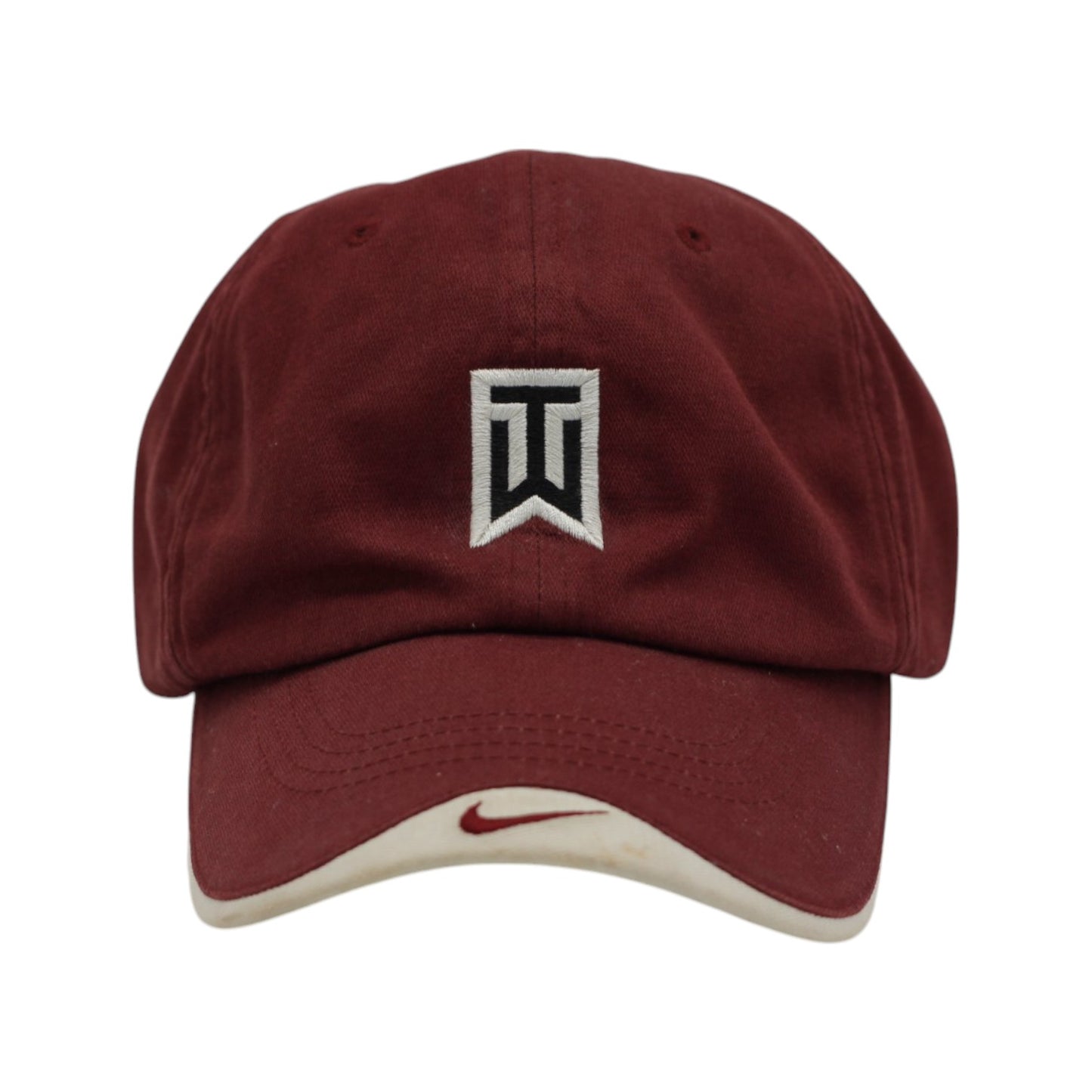 Tiger Woods Maroon/White Cap