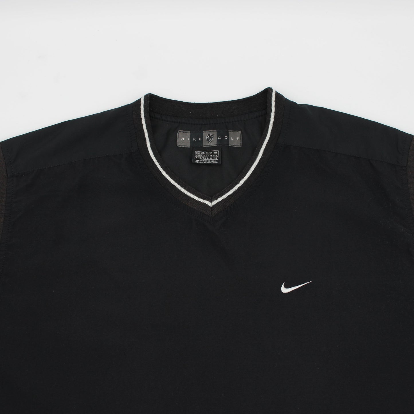 Nike Black/White Golf Vest (XL)