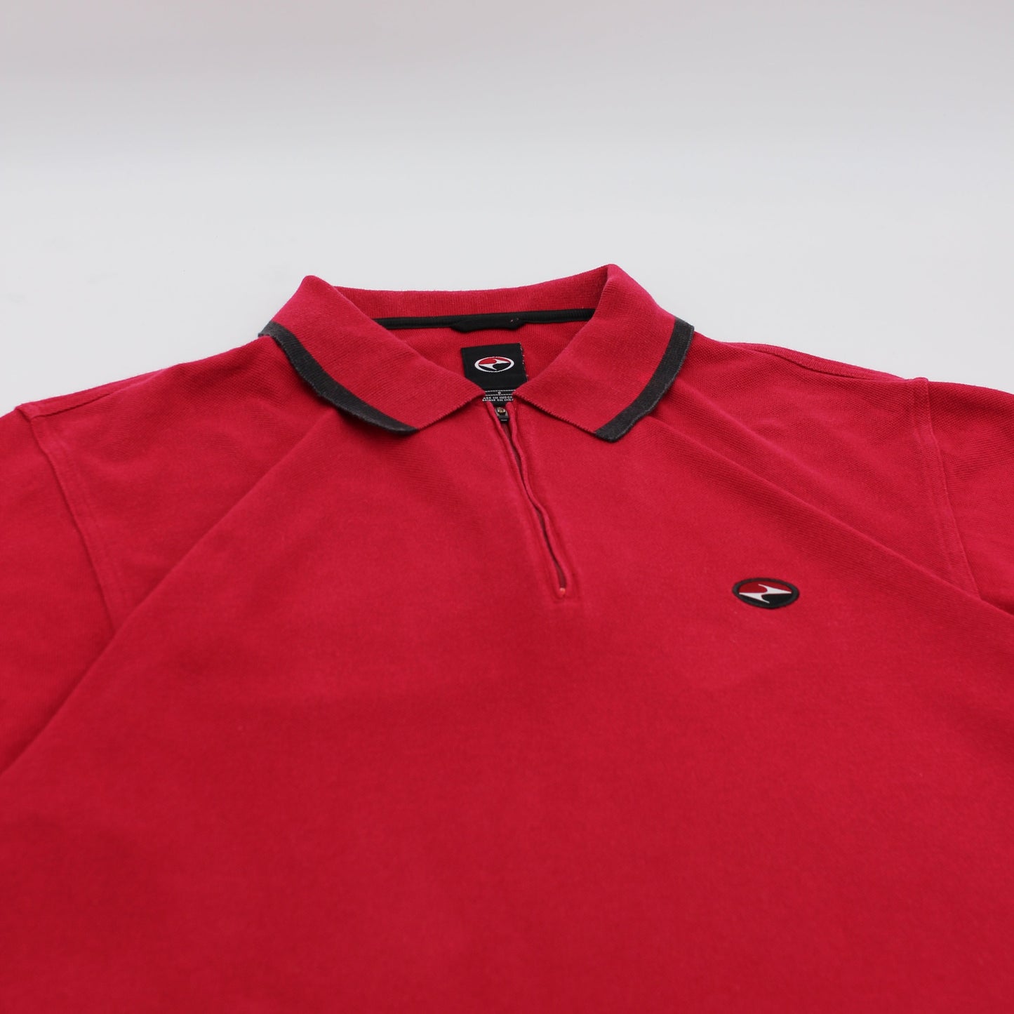 Nike Tiger Woods Yin Yang Red Long Sleeve Polo-Shirt (L)