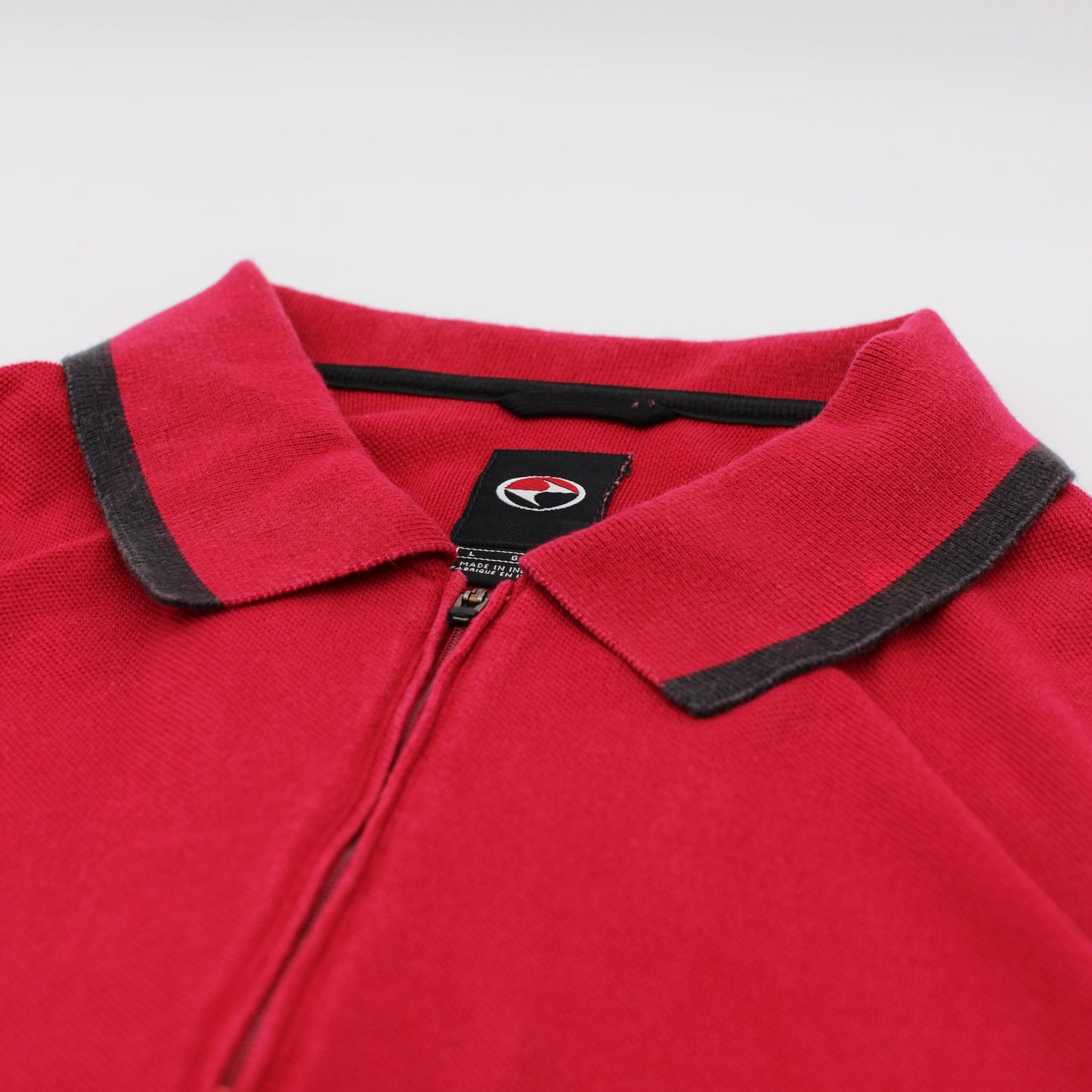 Nike Tiger Woods Yin Yang Red Long Sleeve Polo-Shirt (L)