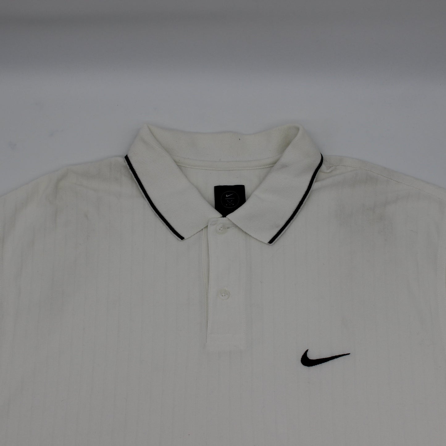 Nike White Polo-Shirt (L)