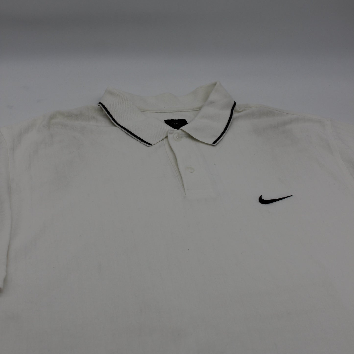 Nike White Polo-Shirt (L)