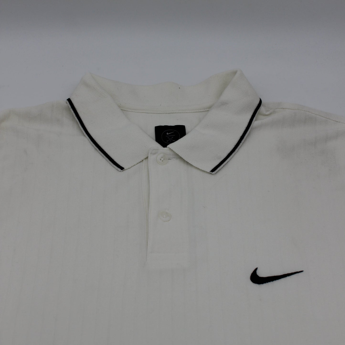Nike White Polo-Shirt (L)