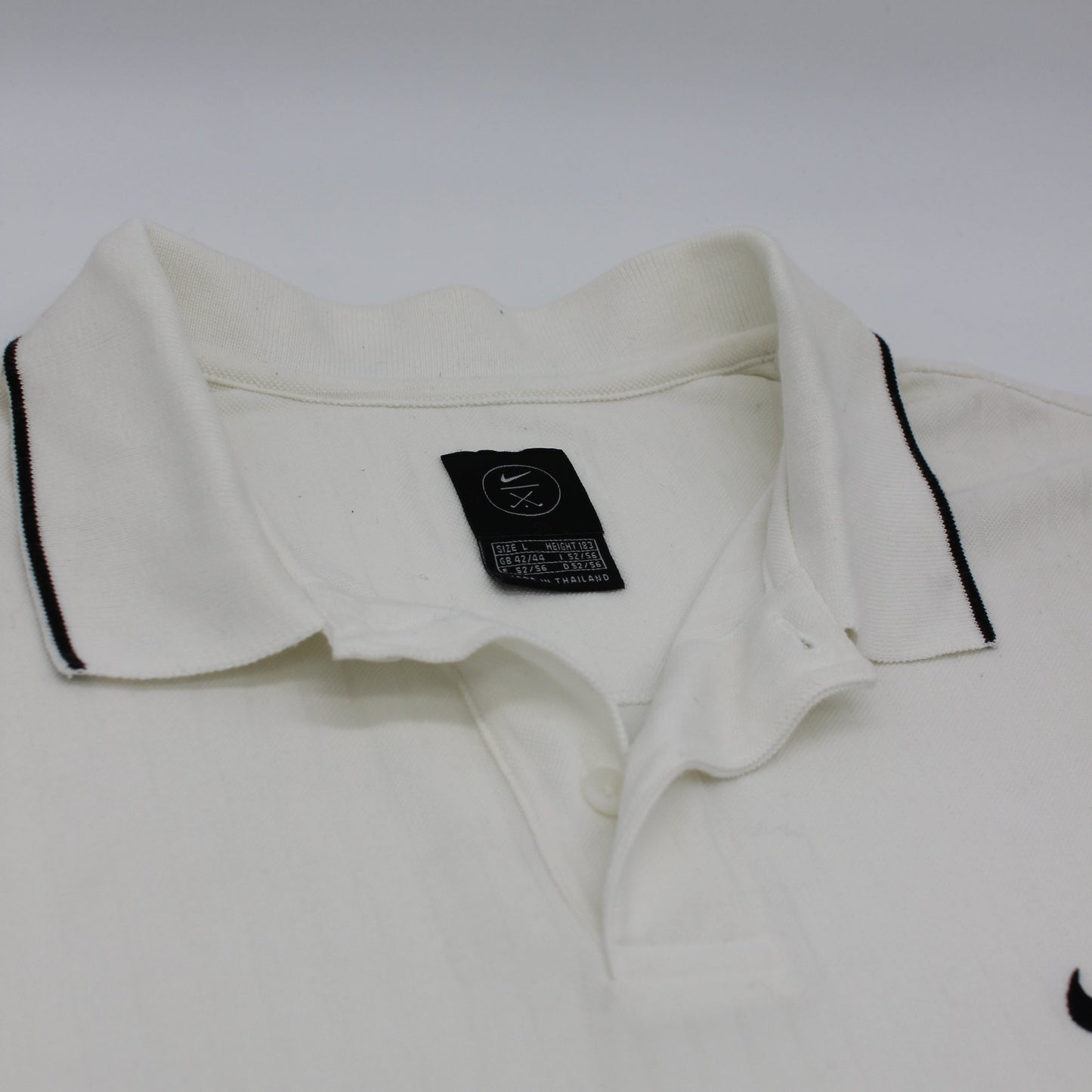 Nike White Polo-Shirt (L)