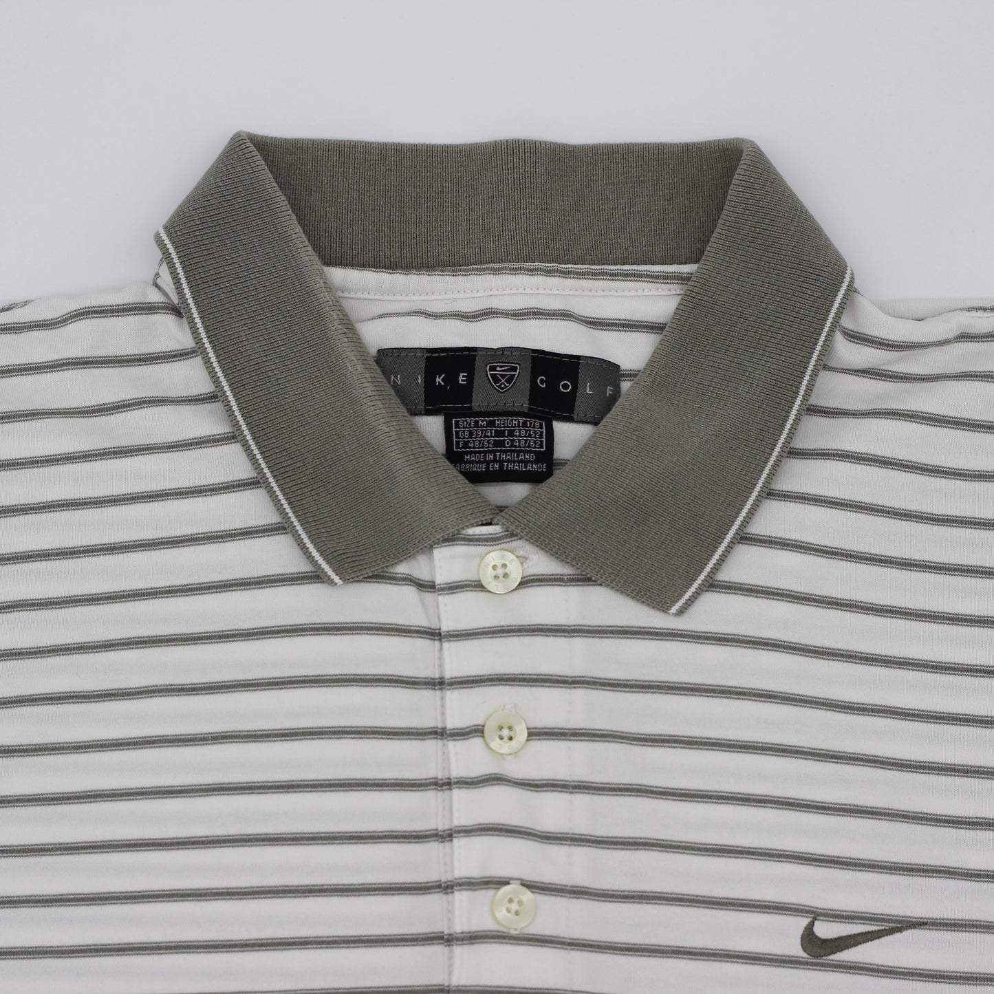 Nike Golf White/Grey Polo-Shirt (M)
