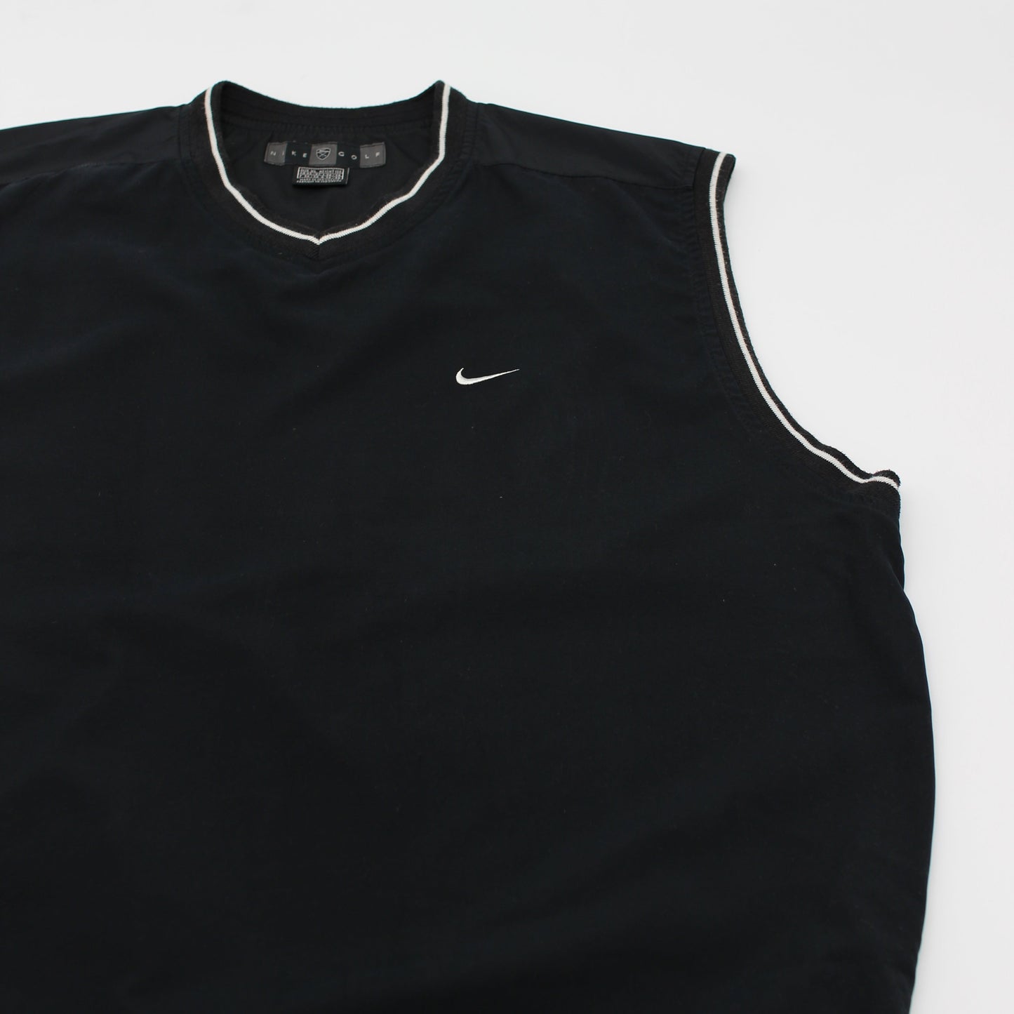 Nike Black/White Golf Vest (XL)