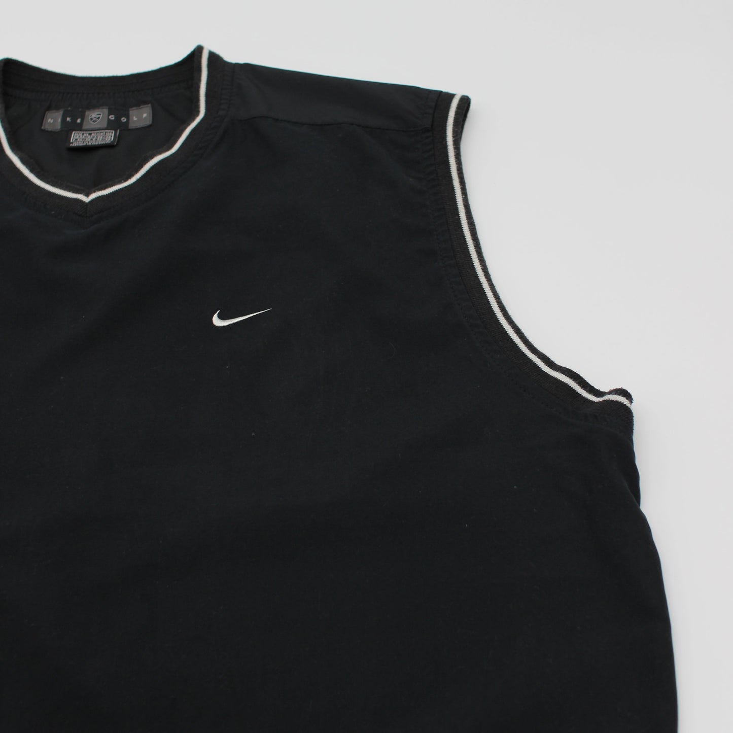 Nike Black/White Golf Vest (XL)