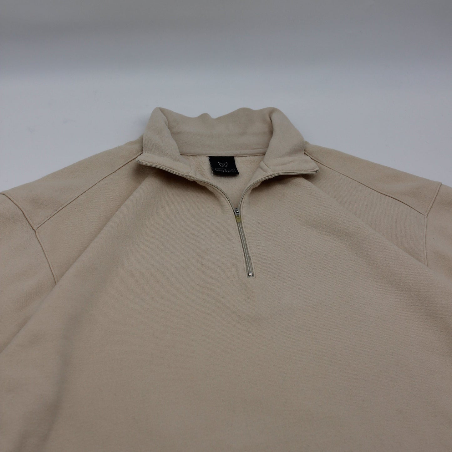 Nike Beige Quarter Zip Jumper (L)