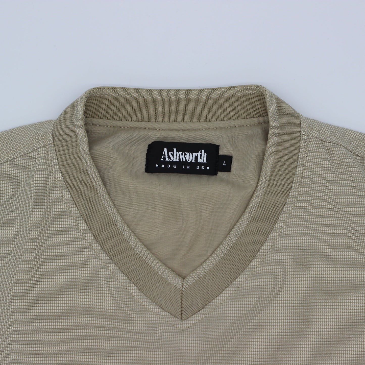 Ashworth Beige Golf Vest (L)