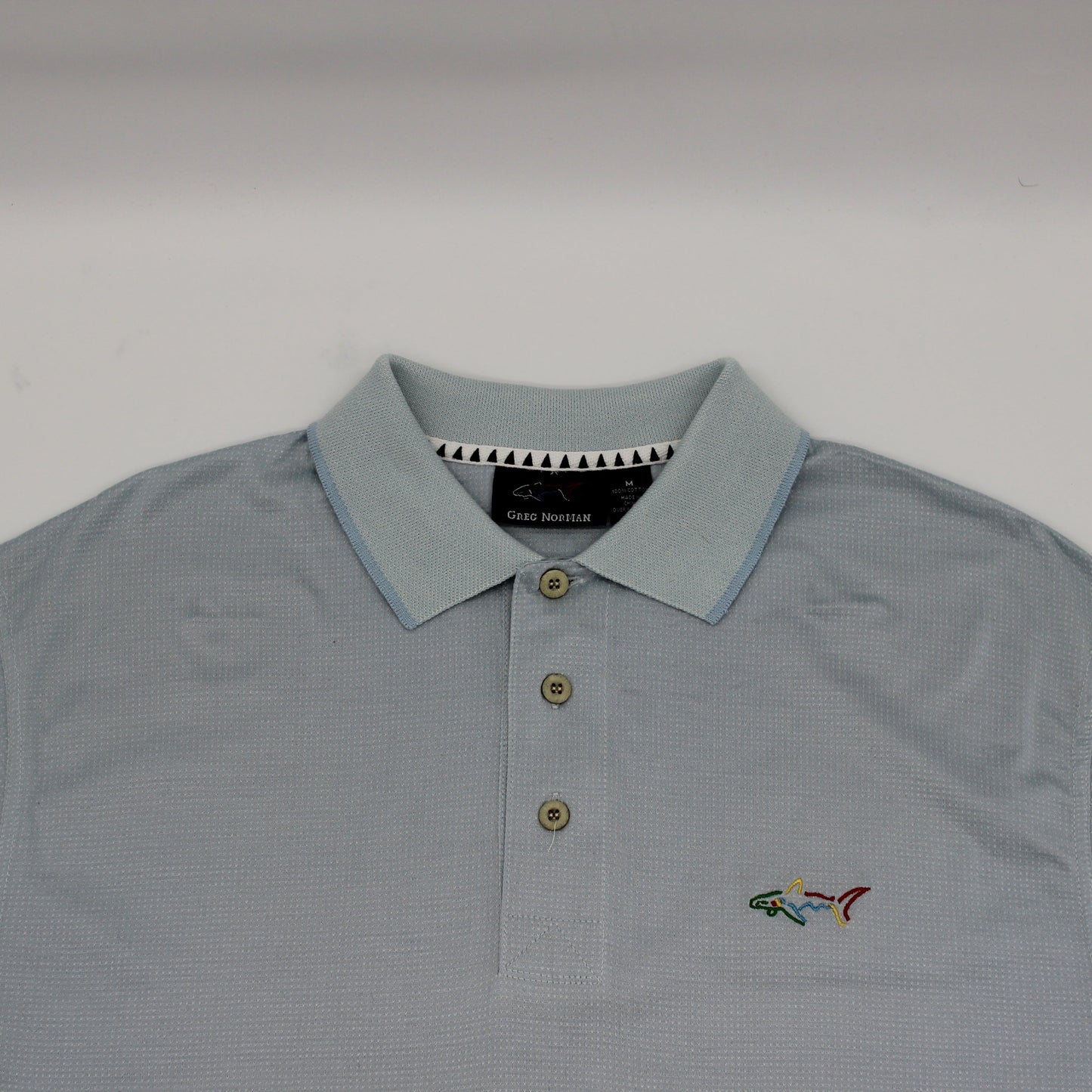 Greg Norman Light Blue Polo-Shirt (M)