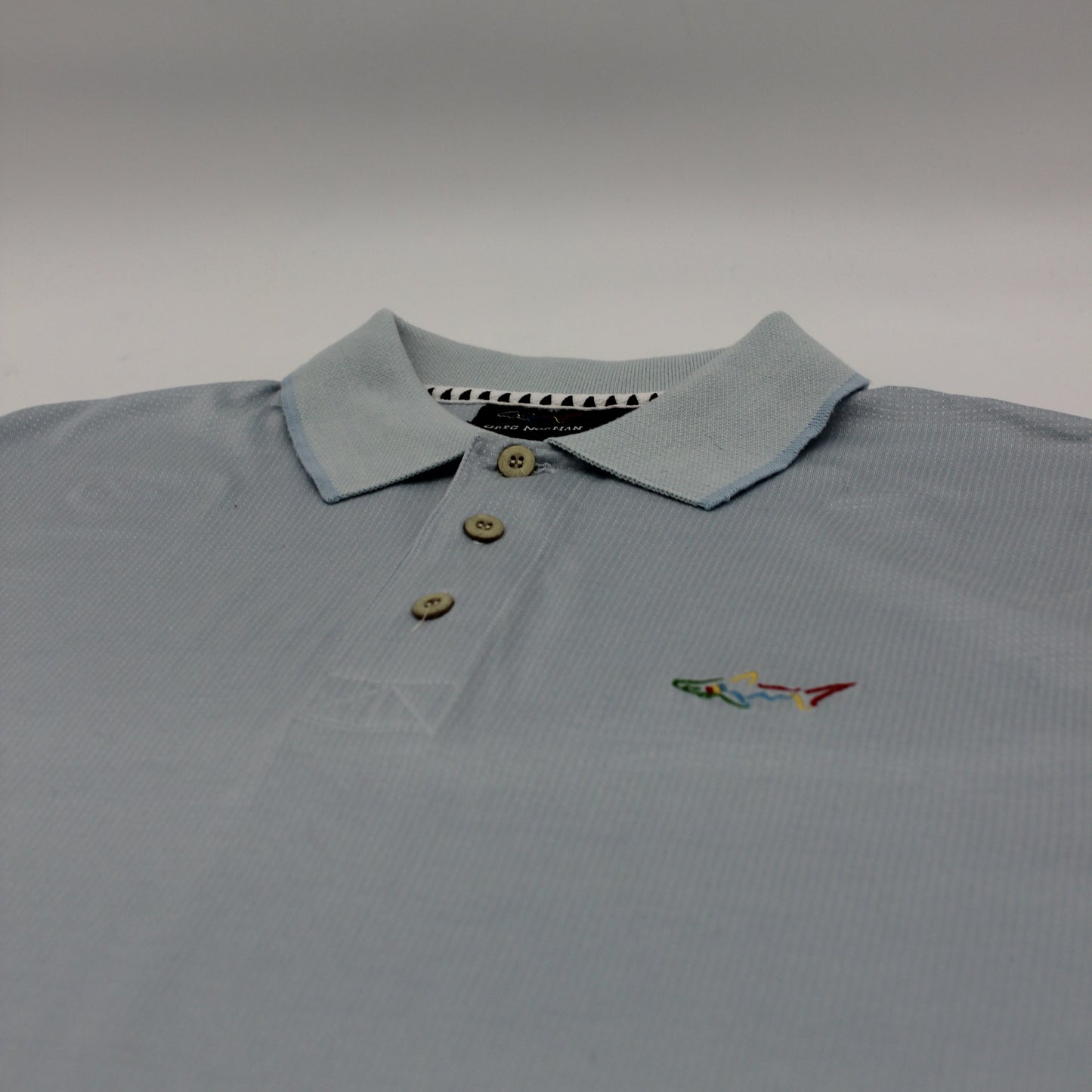 Greg Norman Light Blue Polo-Shirt (M)