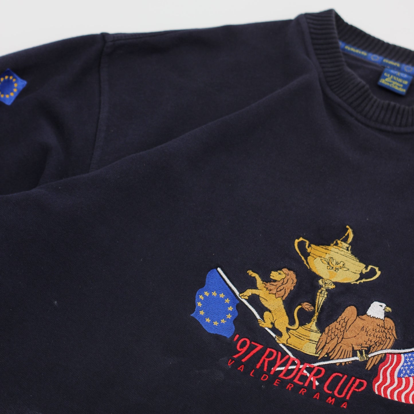 Glenmuir 1997 Ryder Cup Navy Crewneck Jumper (M)