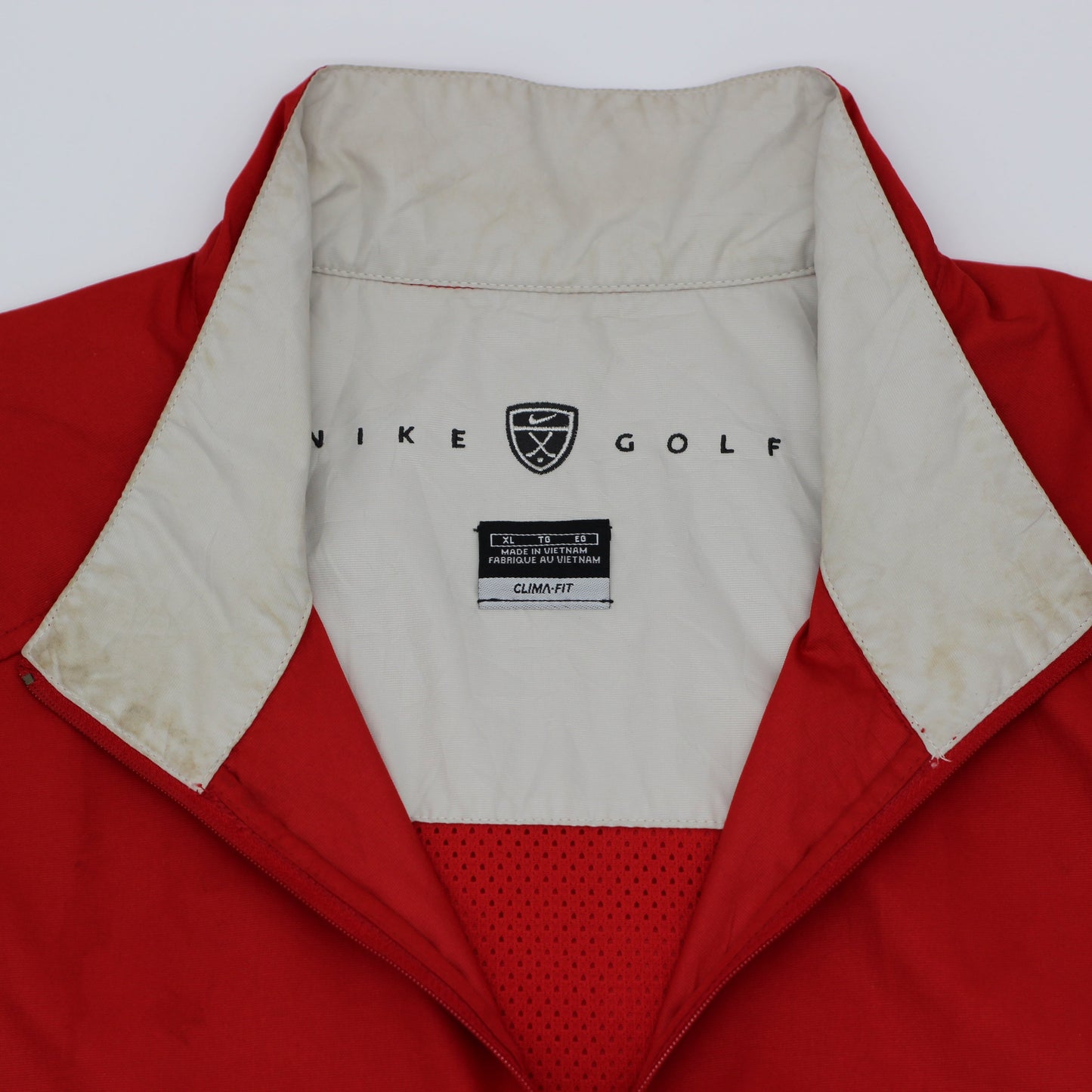 Nike Red Short Sleeved Windbreaker (XL)