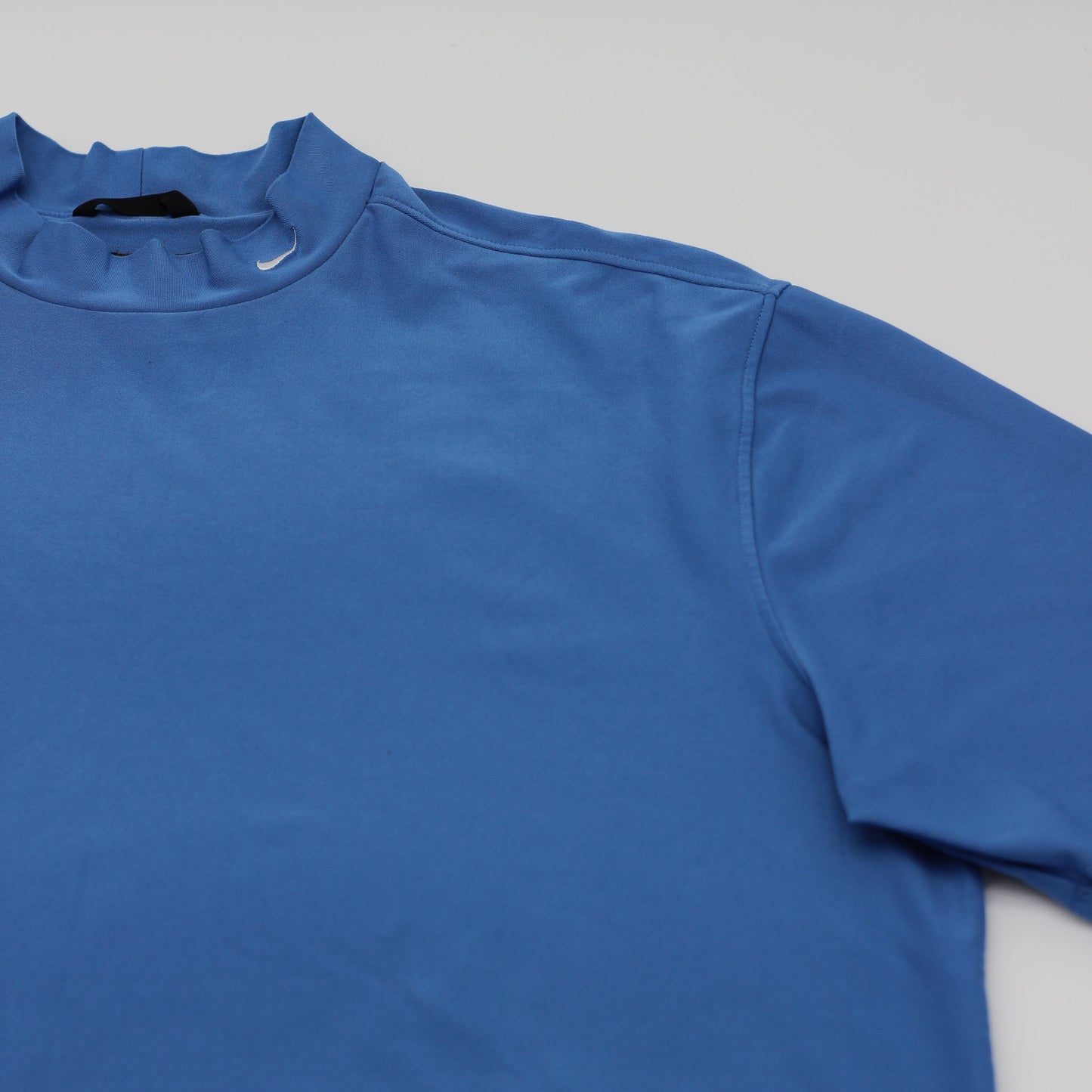 Nike Blue Mock Neck Golf Shirt (XL)