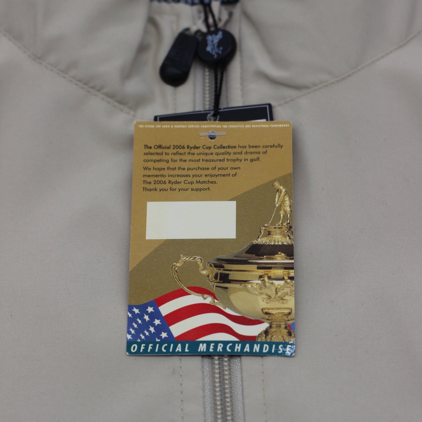 2006 Ryder Cup Quarter Zip Windbreaker w/Tags (L)