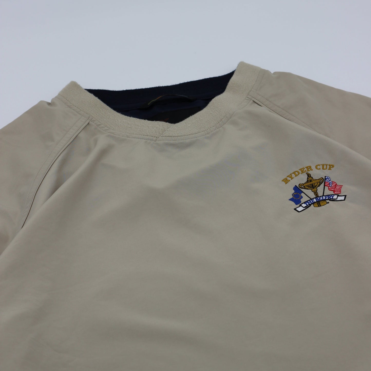 2001 Ryder Cup Greg Norman Beige Windbreaker (L)