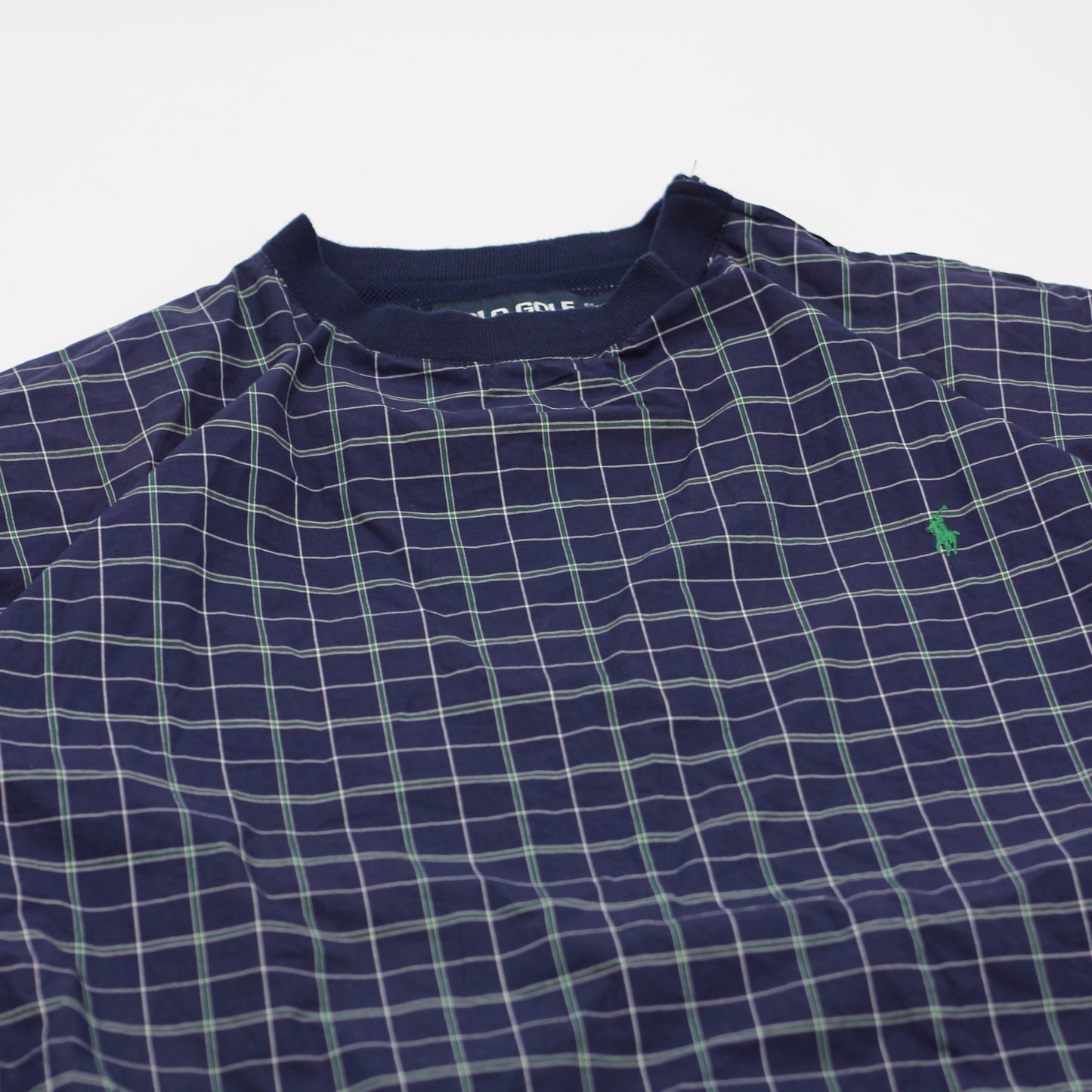 Polo Ralph Lauren Navy/White Chequered Windbreaker (XL)