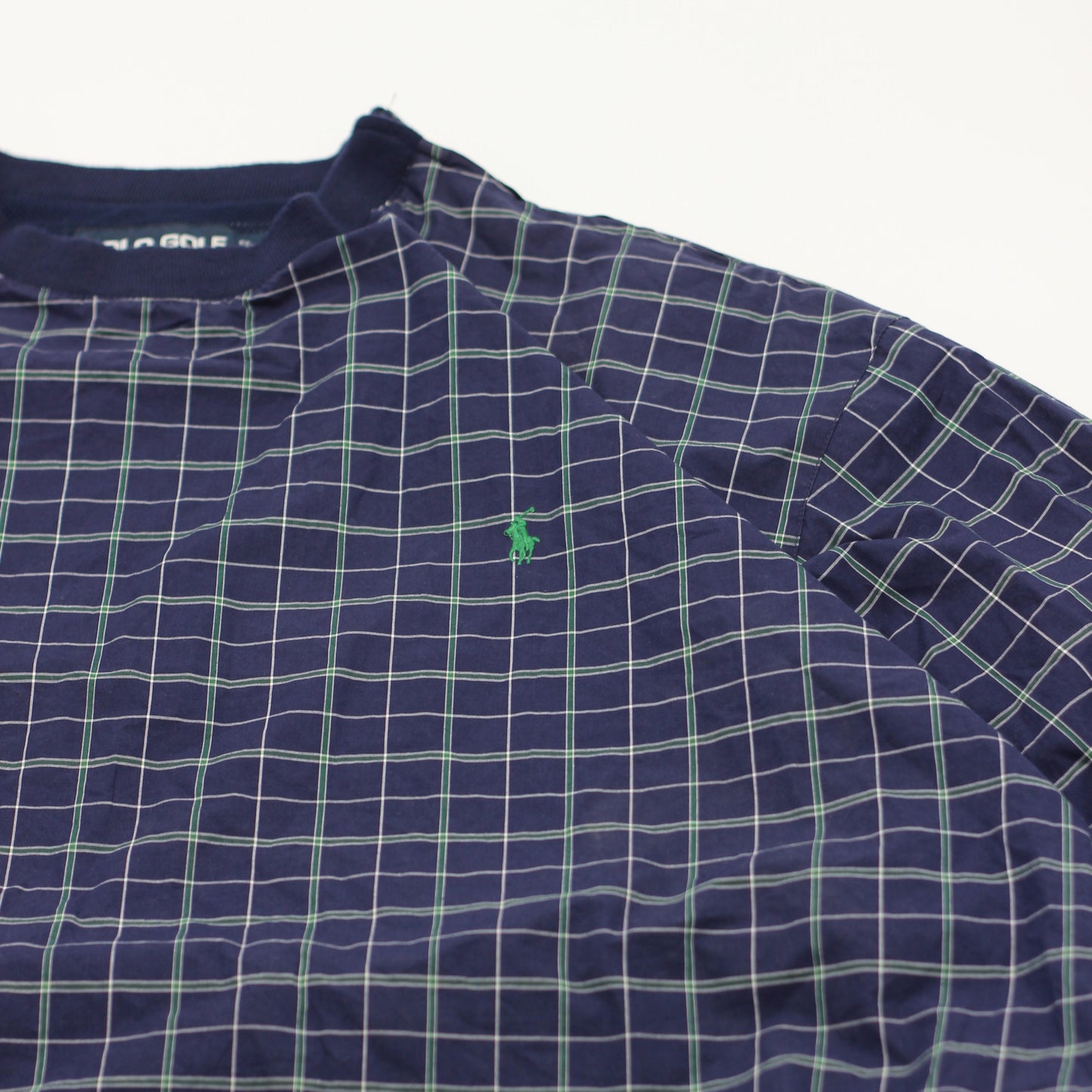 Polo Ralph Lauren Navy/White Chequered Windbreaker (XL)