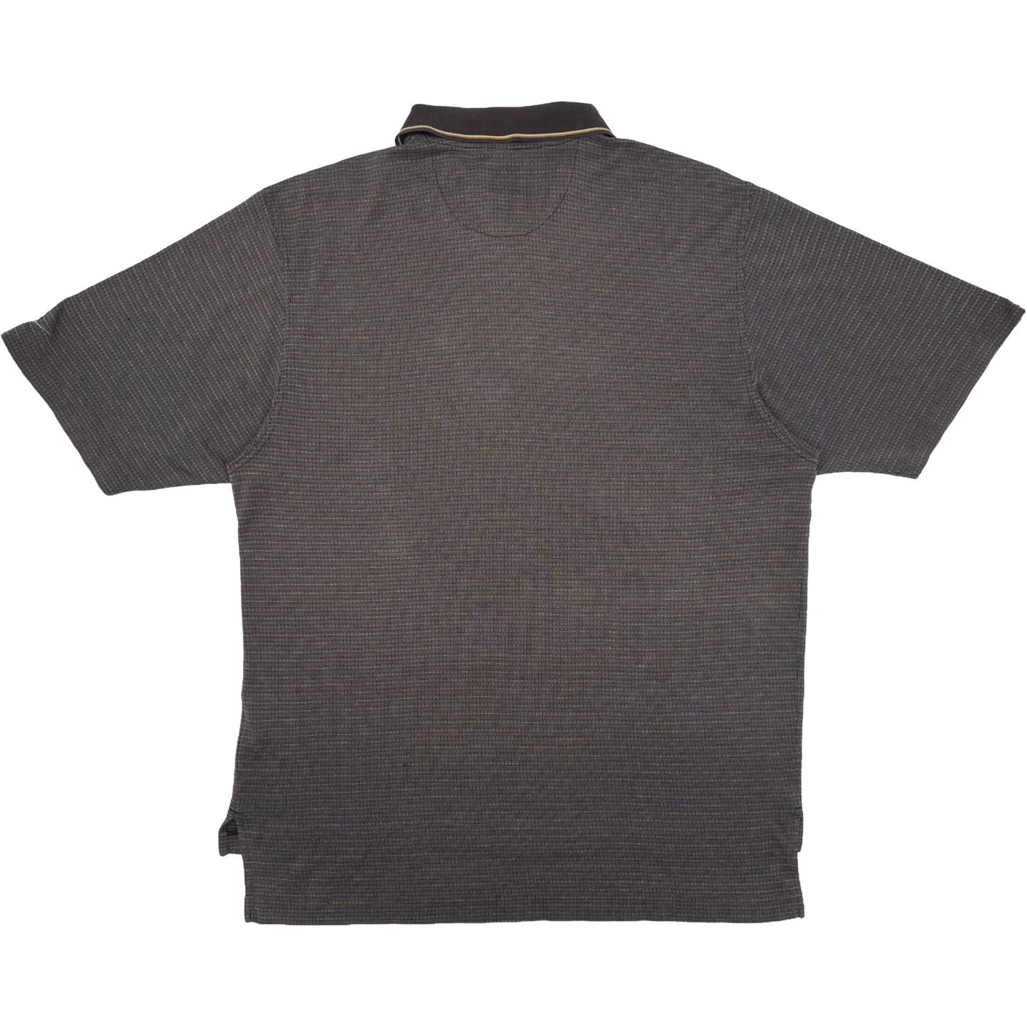 Nike Dark Grey/Yellow Abstract Polo-Shirt (M)