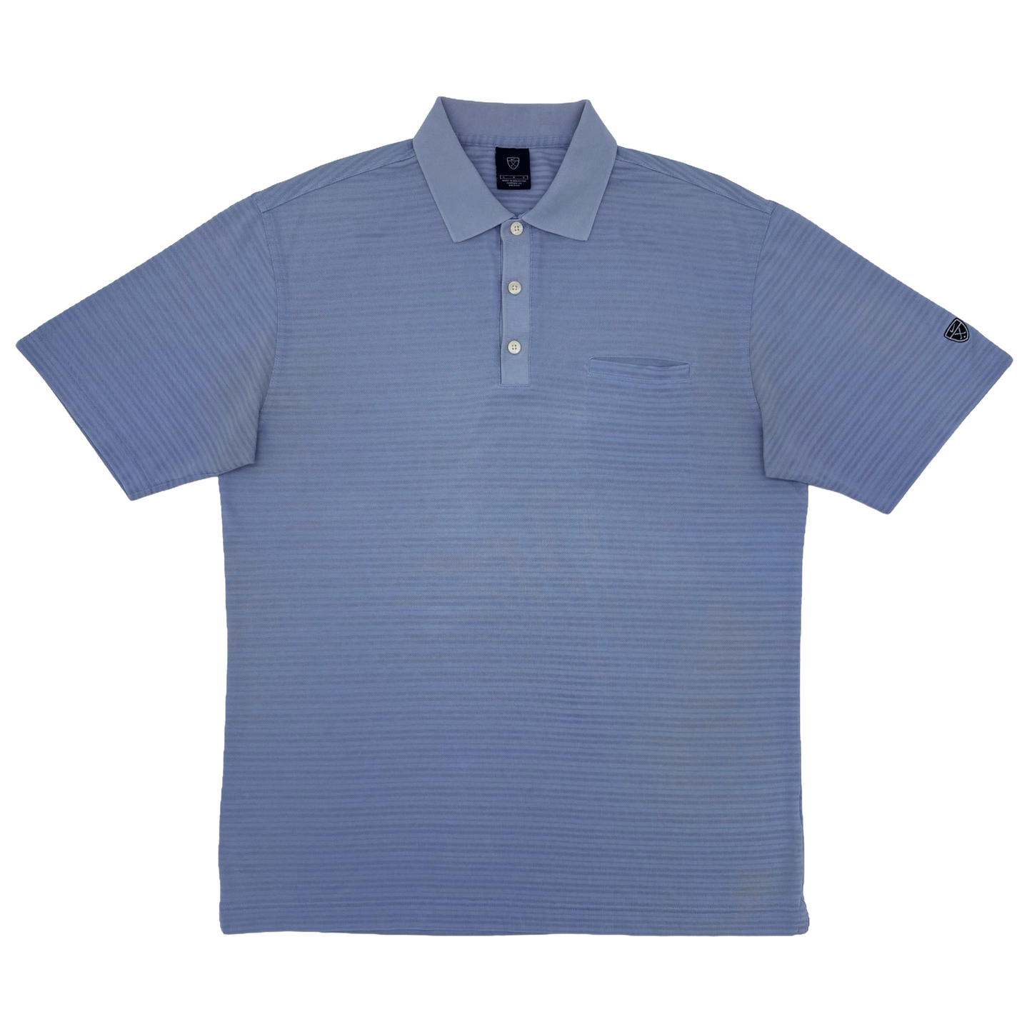 Nike Light Blue Striped Polo-Shirt (L)