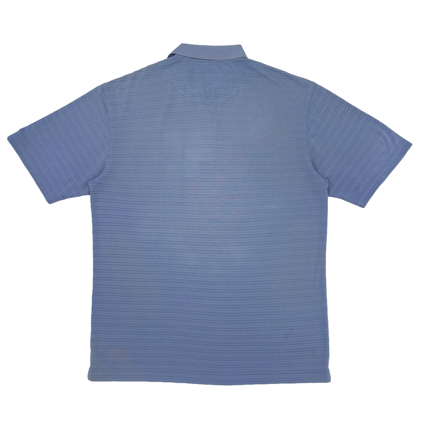 Nike Light Blue Striped Polo-Shirt (L)