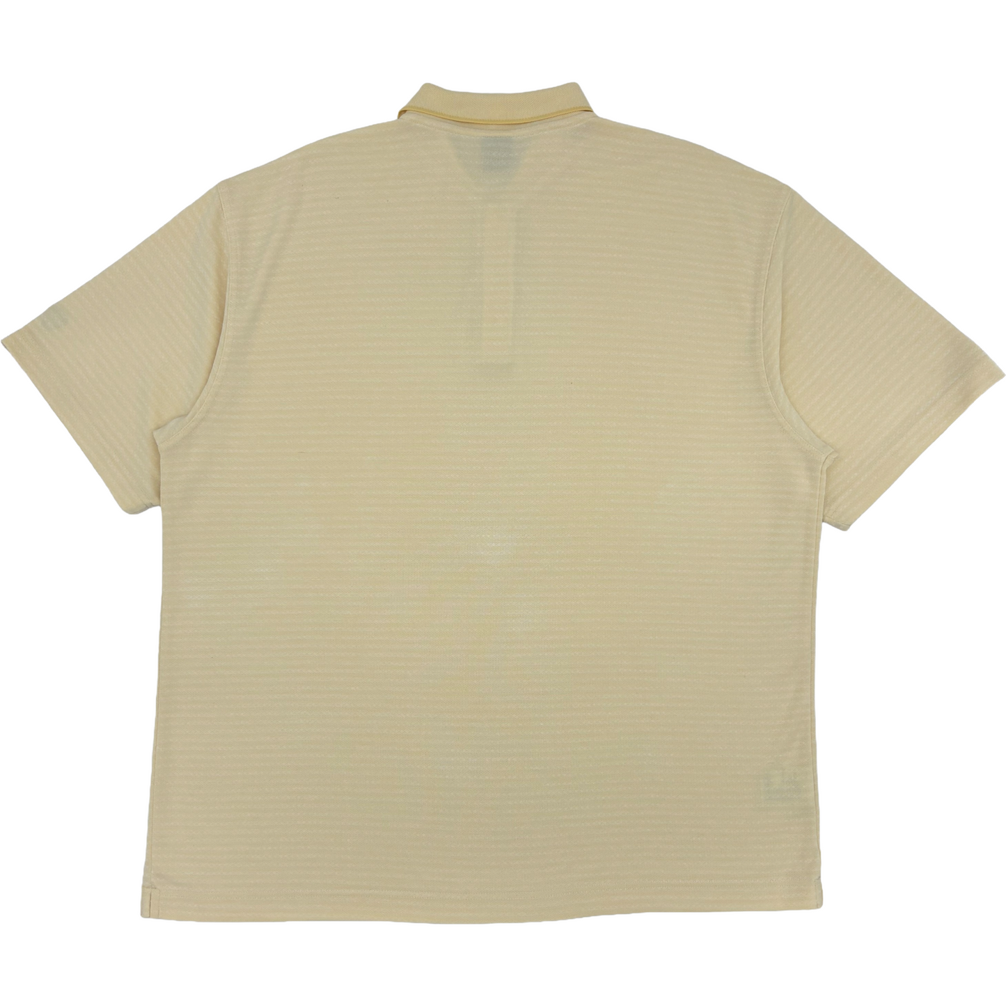 Nike Yellow Striped Polo-Shirt (XXL)