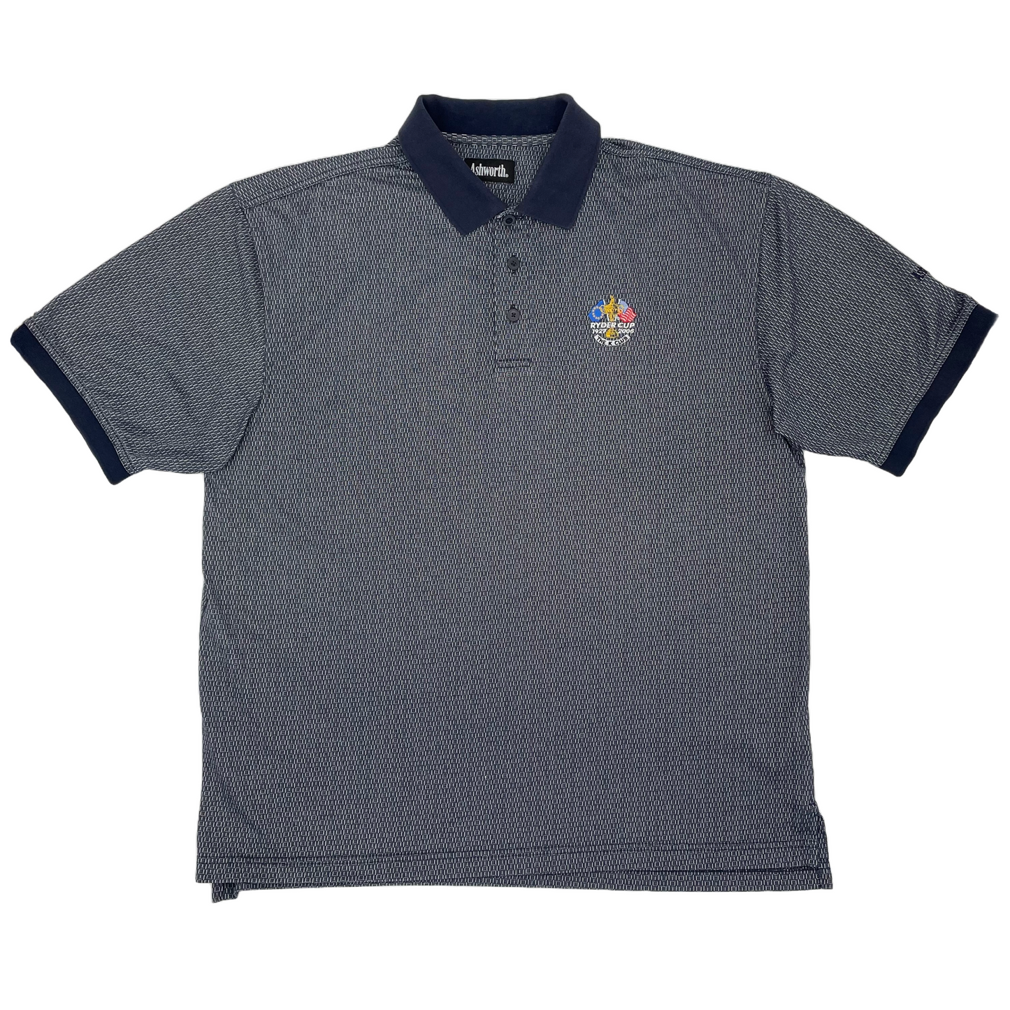 2006 Ryder Cup Ashworth Navy Polo-Shirt (XL/XXL)