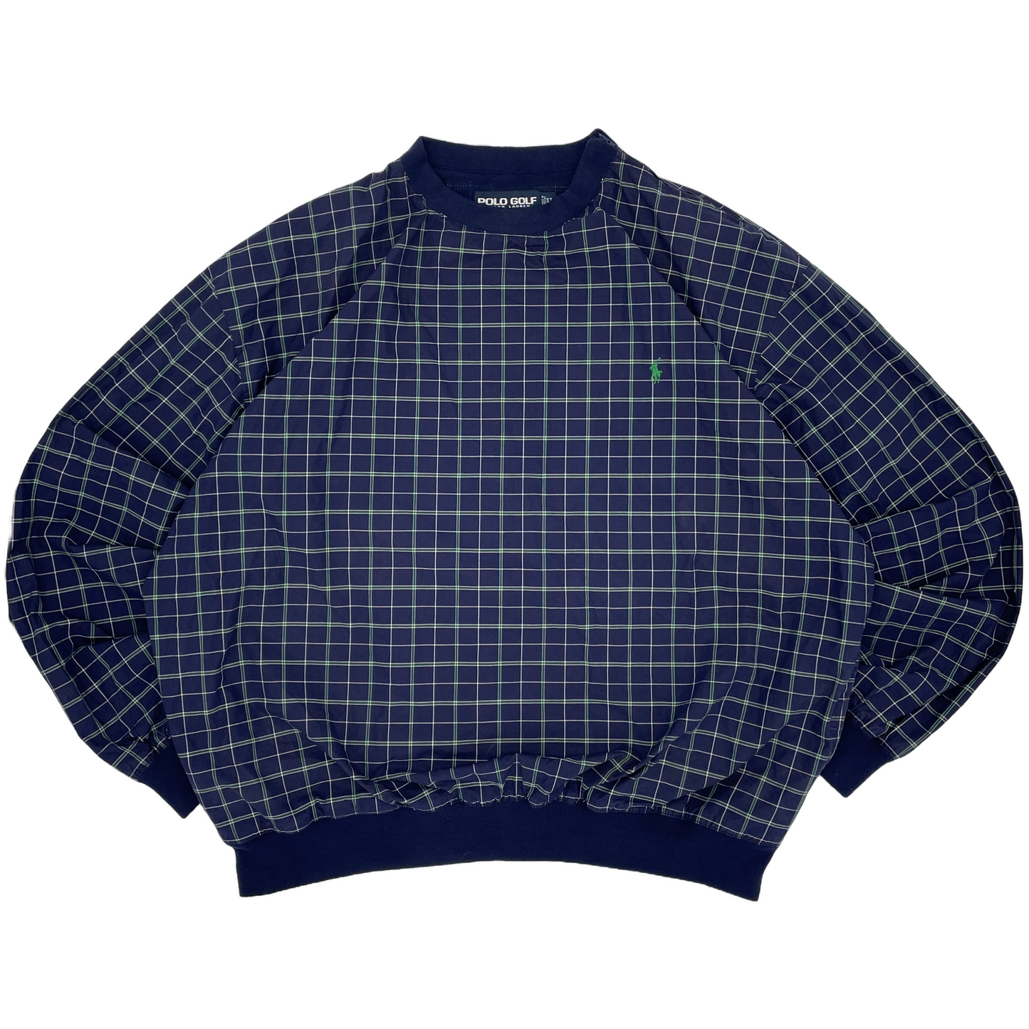 Polo Ralph Lauren Navy/White Chequered Windbreaker (XL)