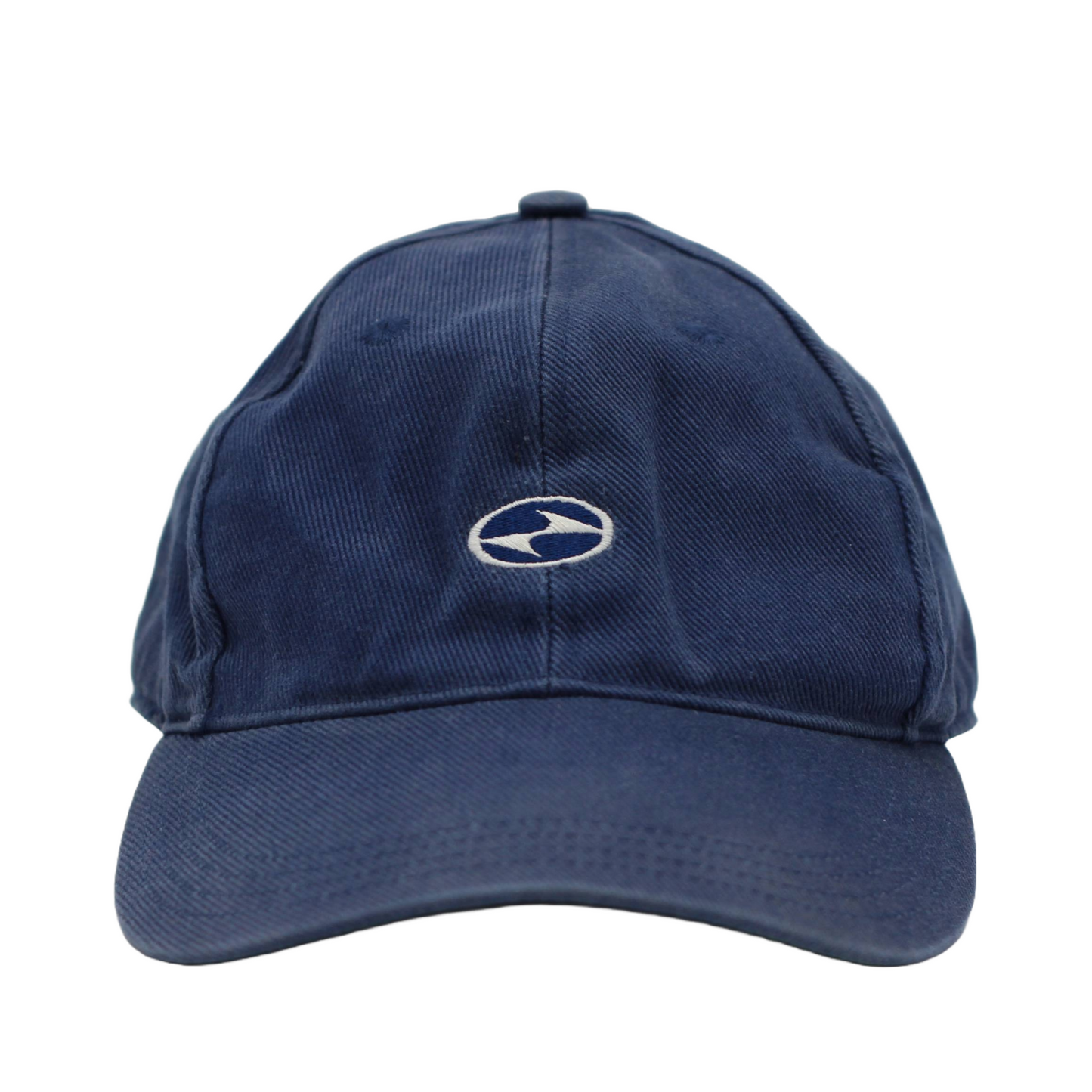 Navy blue Nike Tiger Woods Yin Yang golf cap with a logo on a white background