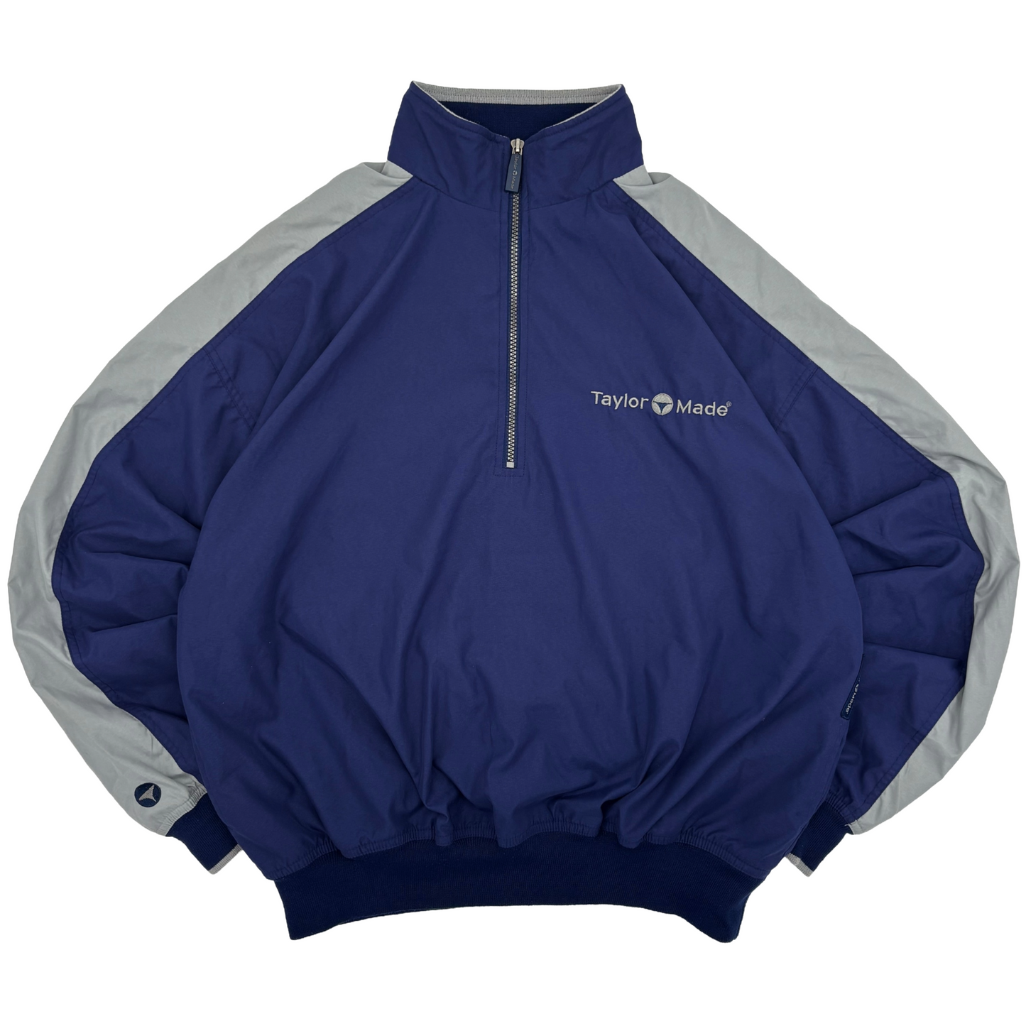 Taylormade Blue/Grey Quarter Zip Windbreaker (M)