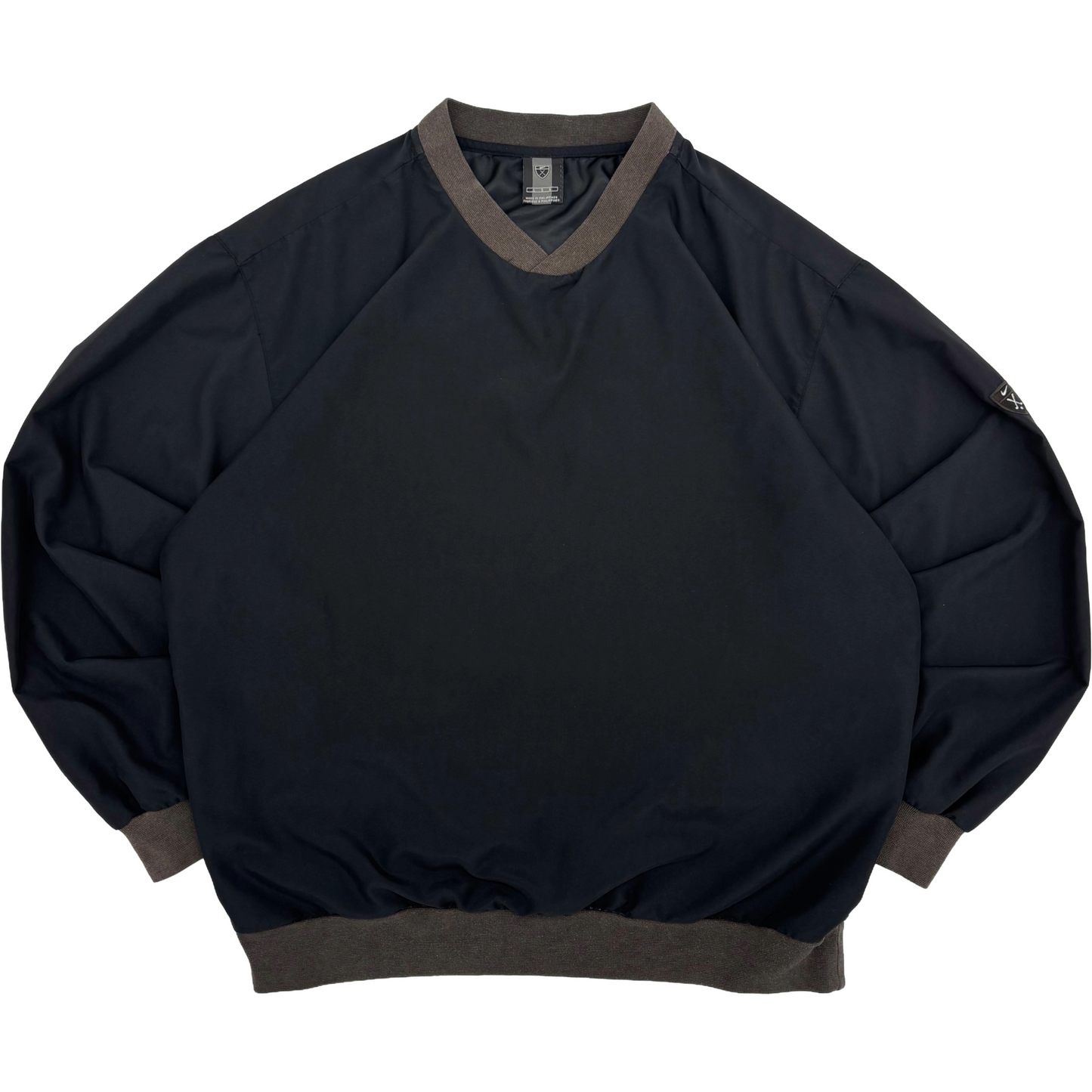 Nike Golf Black/Grey Crewneck Windbreaker (L)