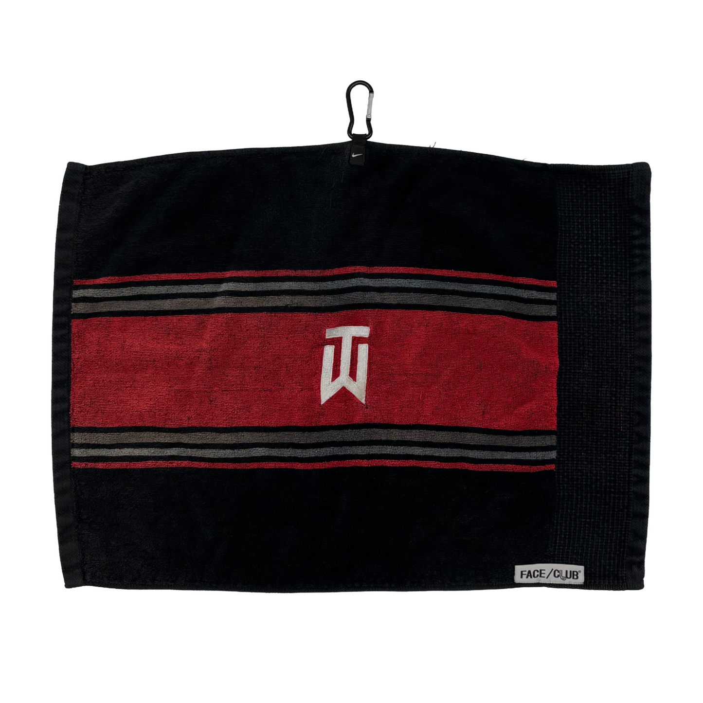 Nike Golf Tiger Woods Black/Red Golf Towel